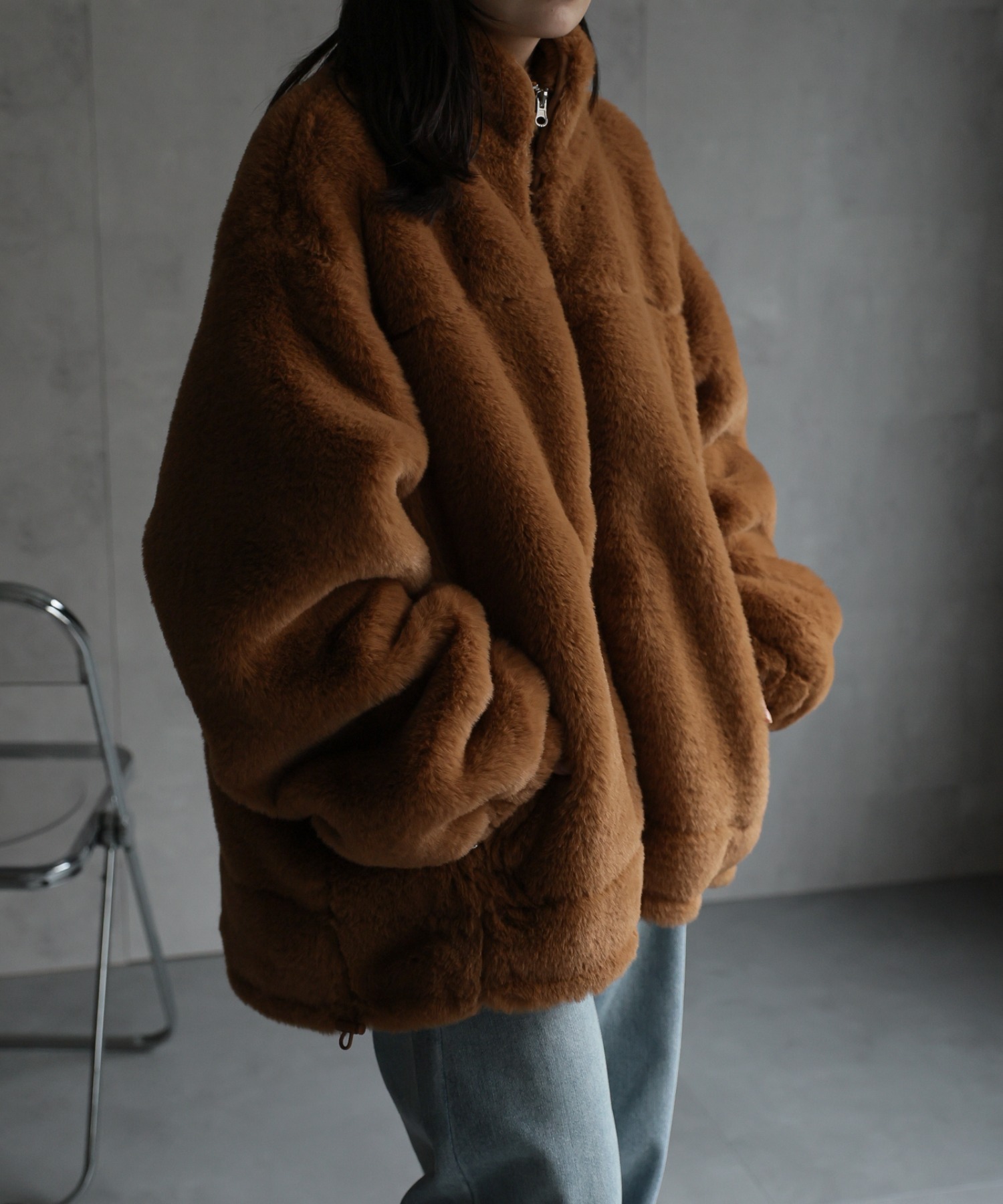 model：156cm 着用サイズ：FREE