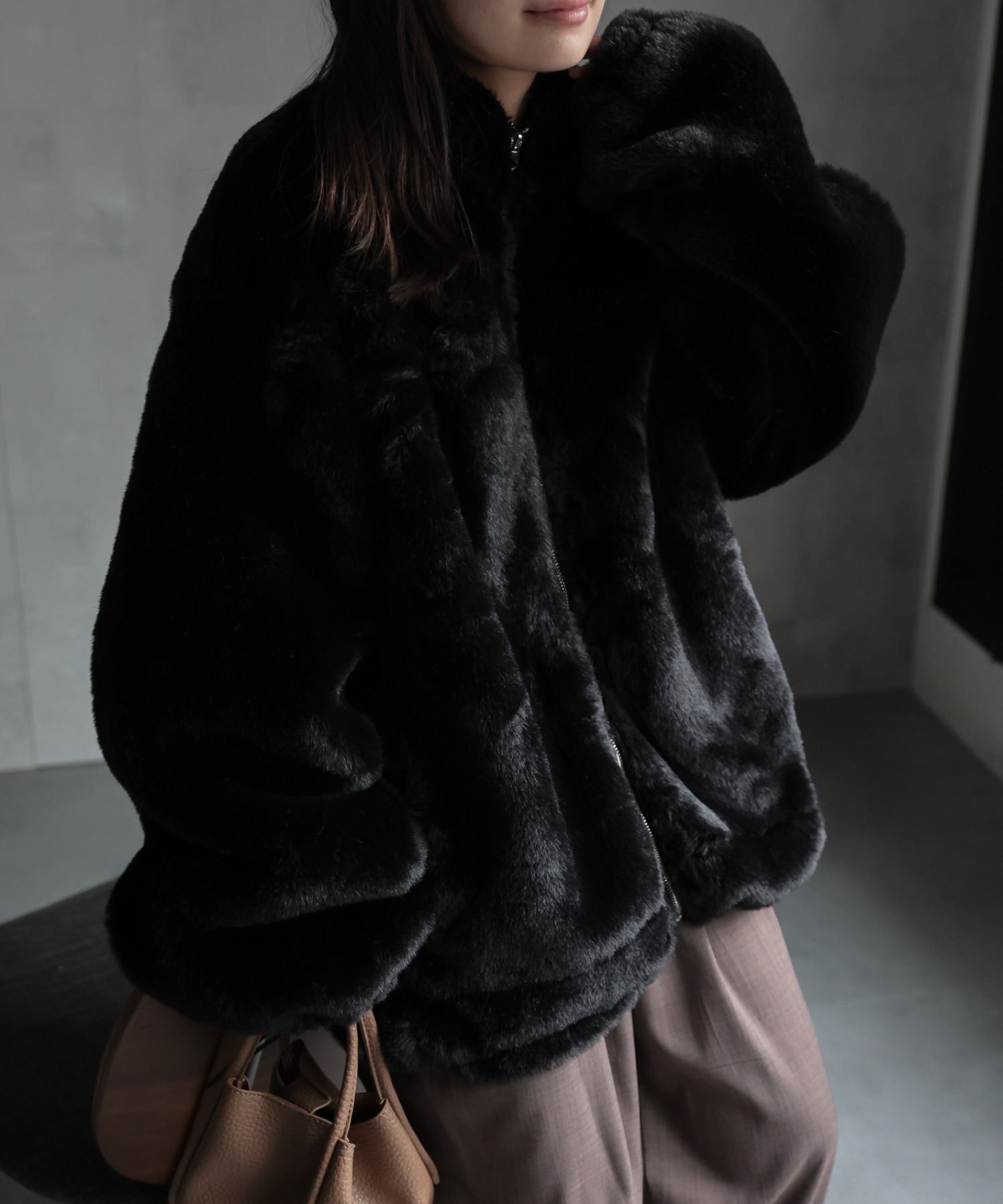model：156cm 着用サイズ：FREE