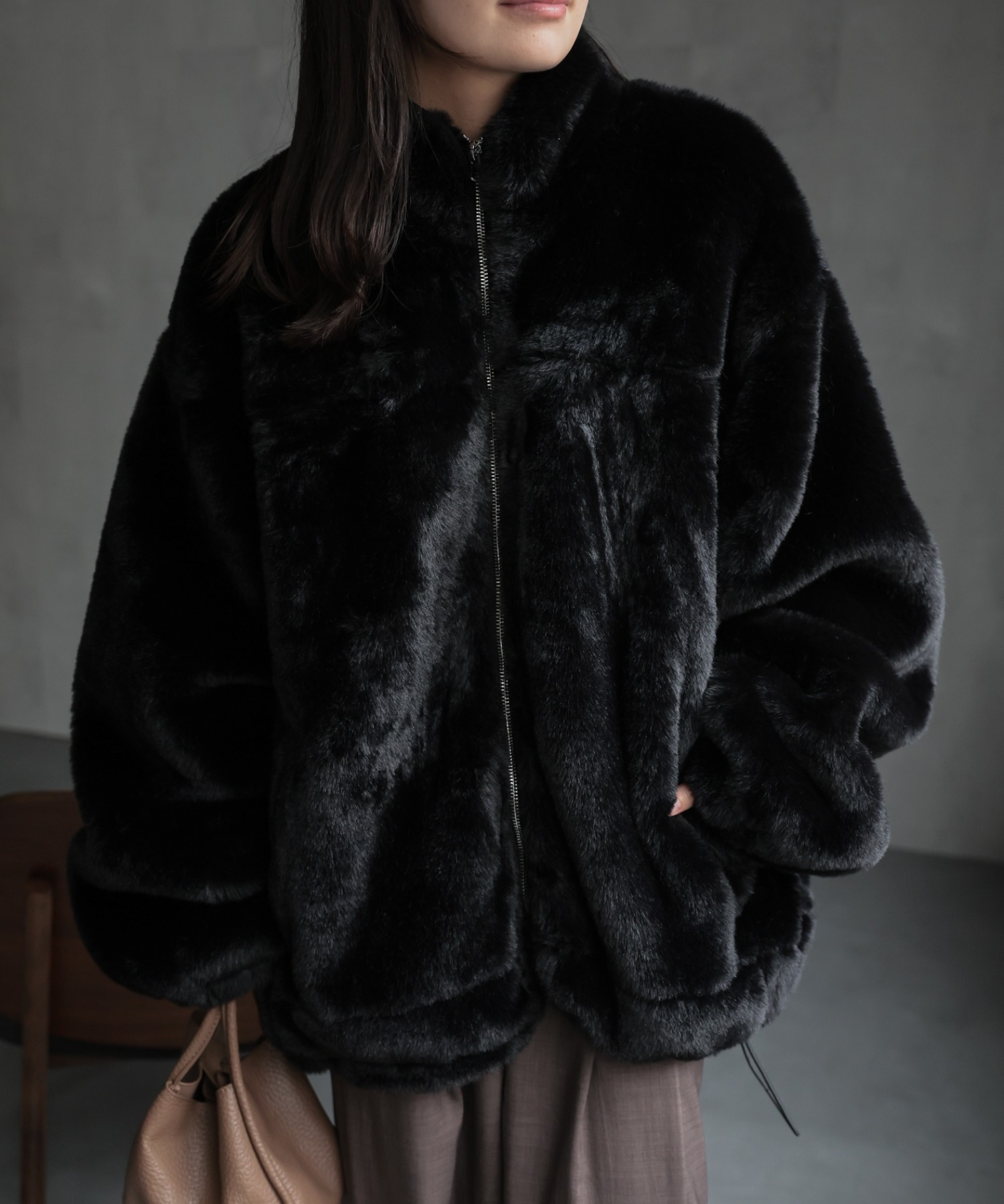 model：156cm 着用サイズ：FREE
