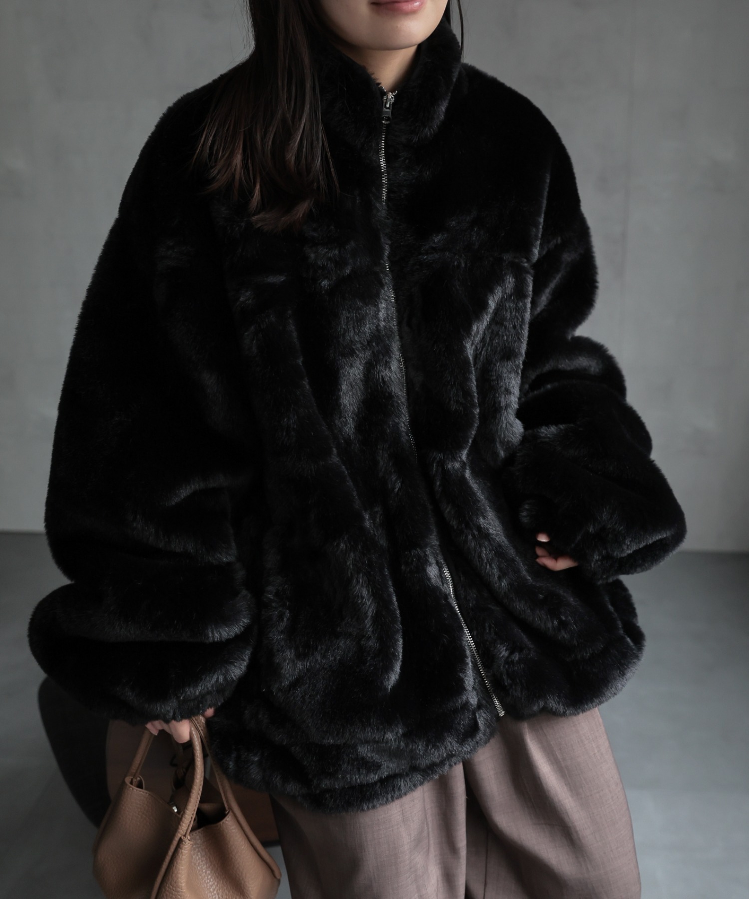 model：156cm 着用サイズ：FREE