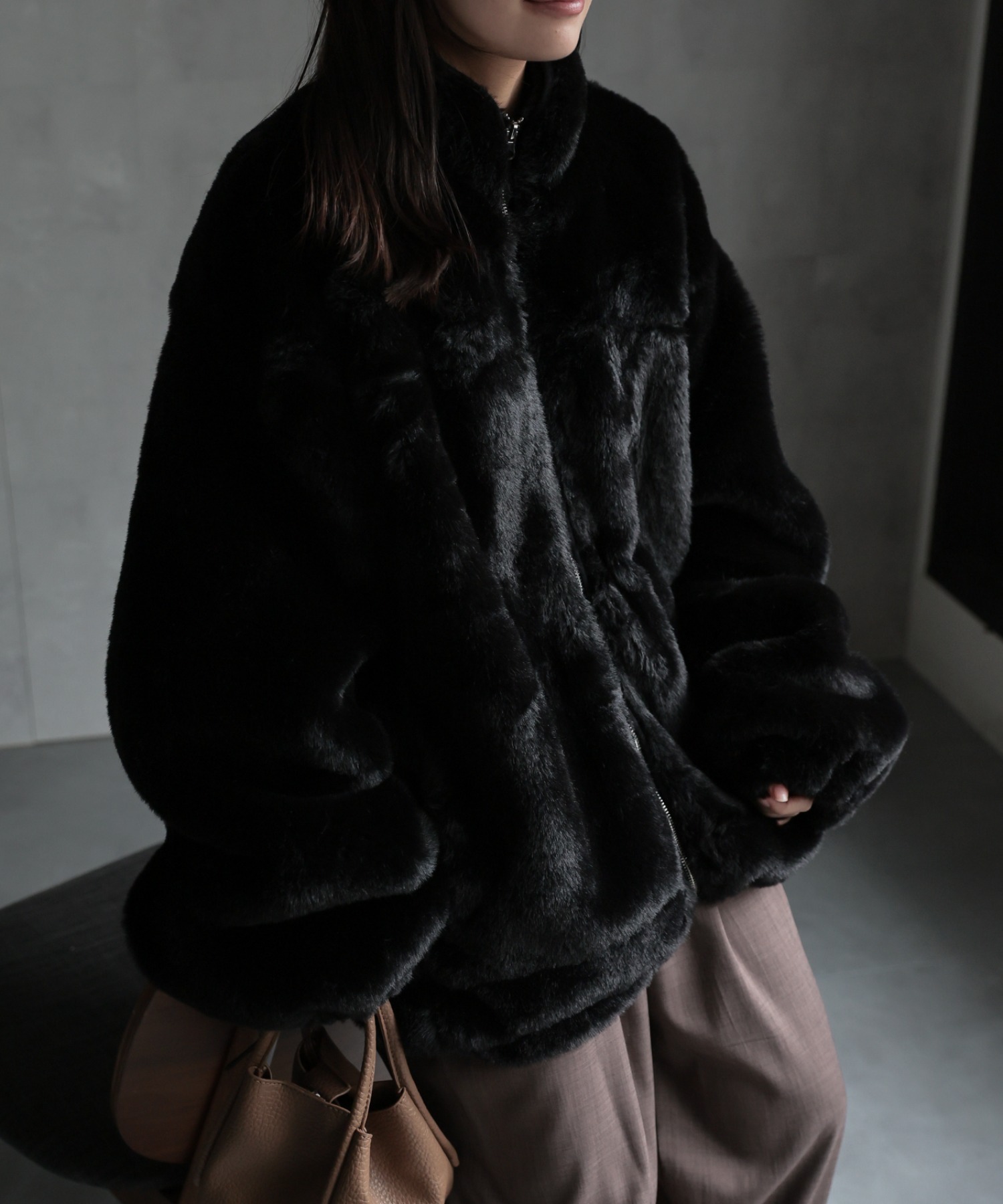 model：156cm 着用サイズ：FREE