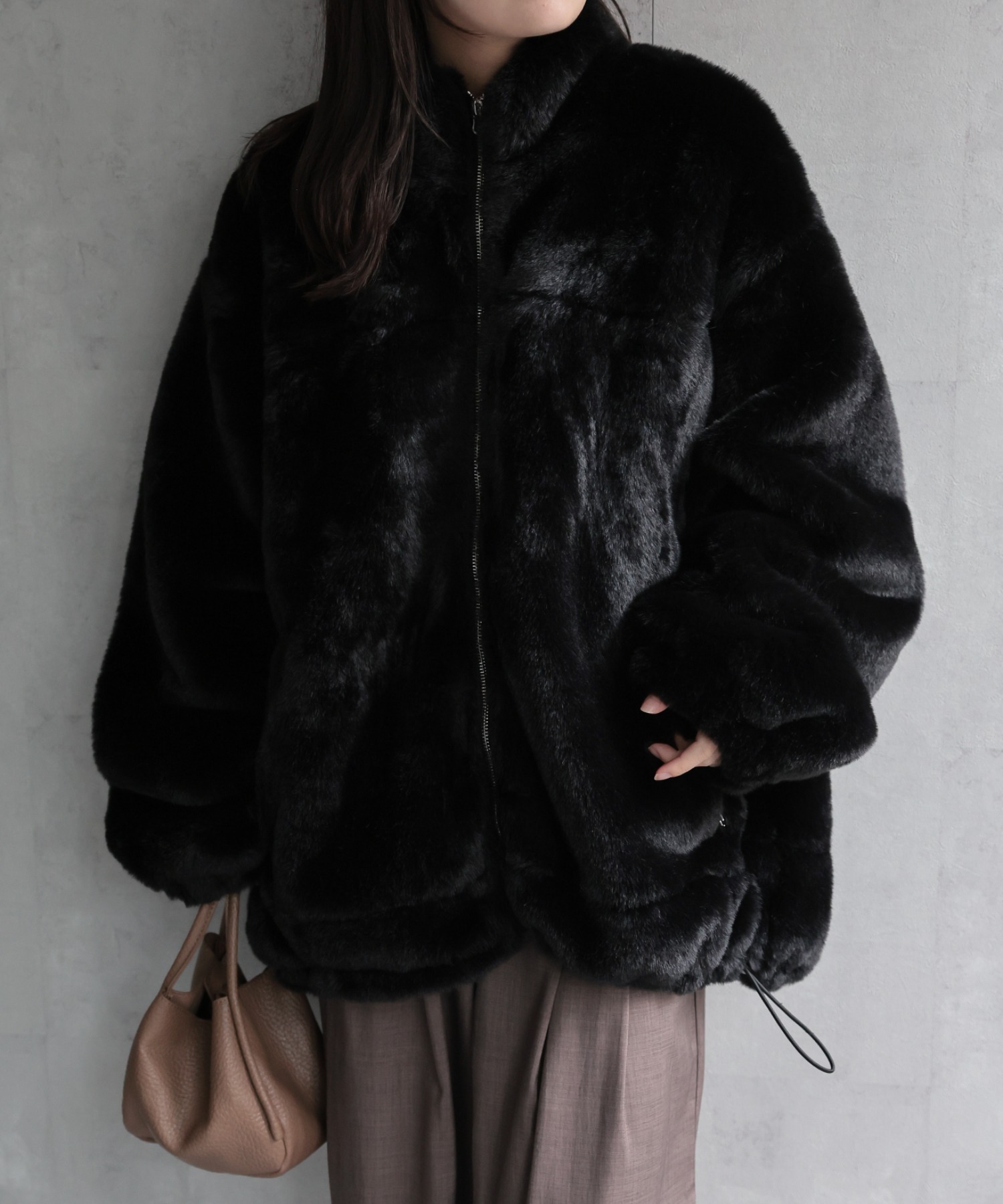 model：156cm 着用サイズ：FREE