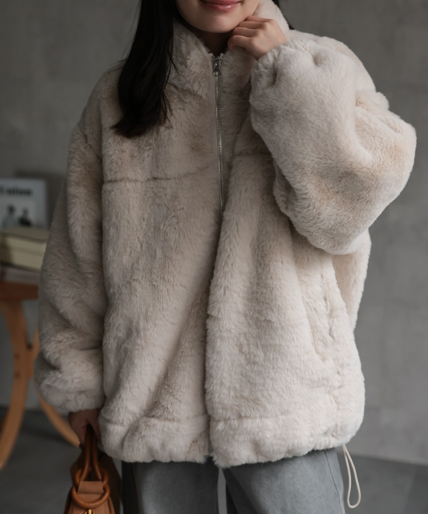 model：156cm 着用サイズ：Mサイズ