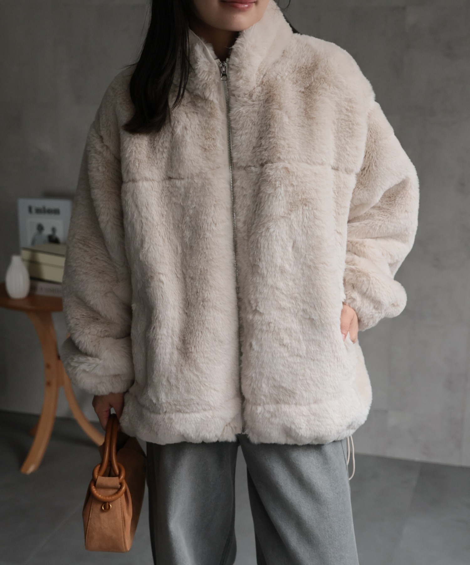 model：156cm 着用サイズ：Mサイズ