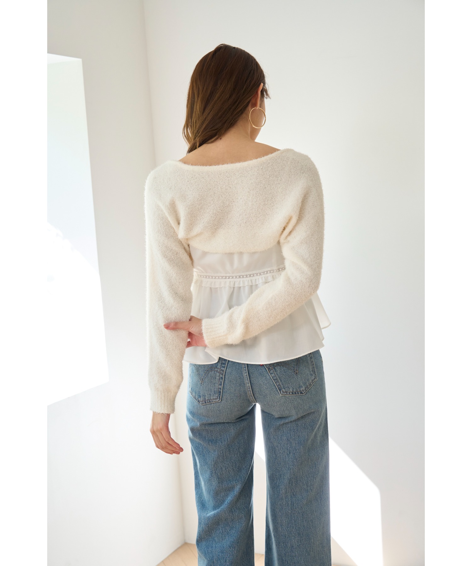 ボレロ×レースキャミセットアップ