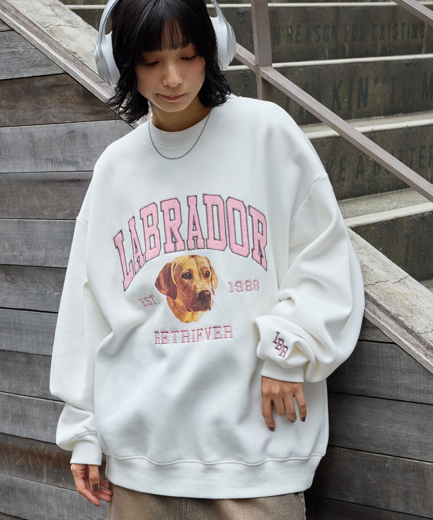 L1 プルオーバー Labrador Retriever/ラブラドールレトリーバー 別注 カレッジ