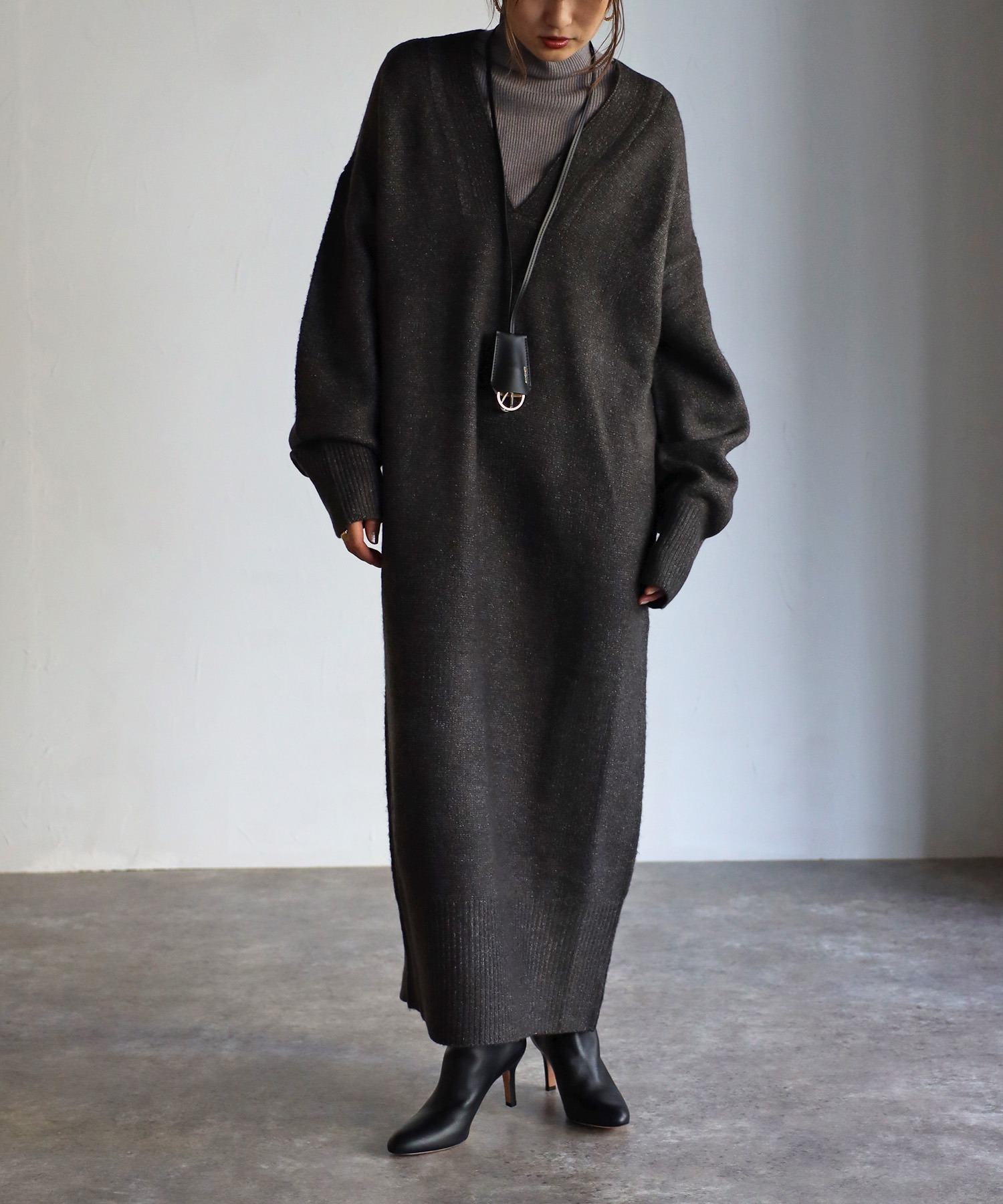 model：H158 着用サイズ：FREE