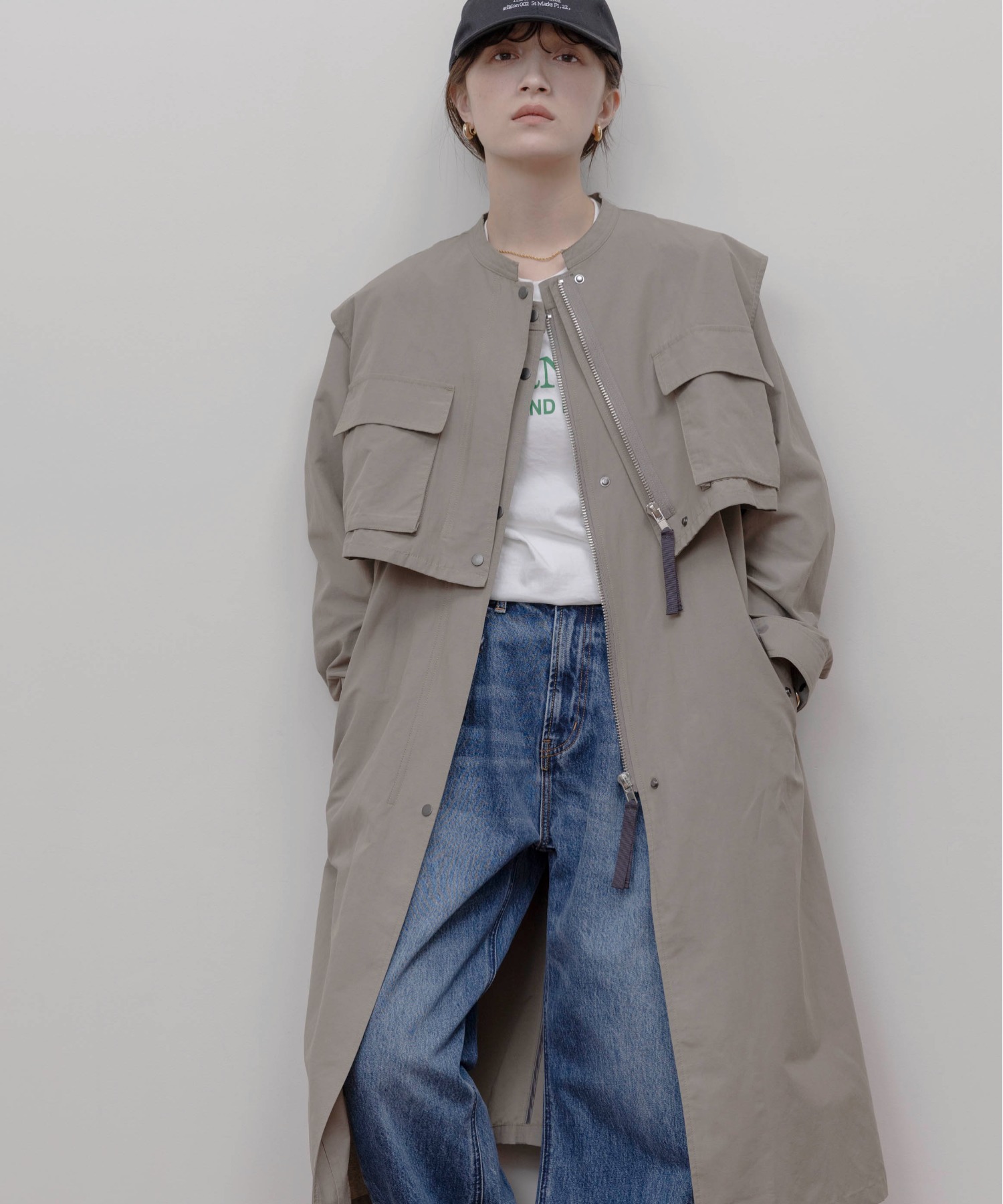 ベストレイヤード ミリタリーコート Eimee Law│Eimee Law & LHELBIE