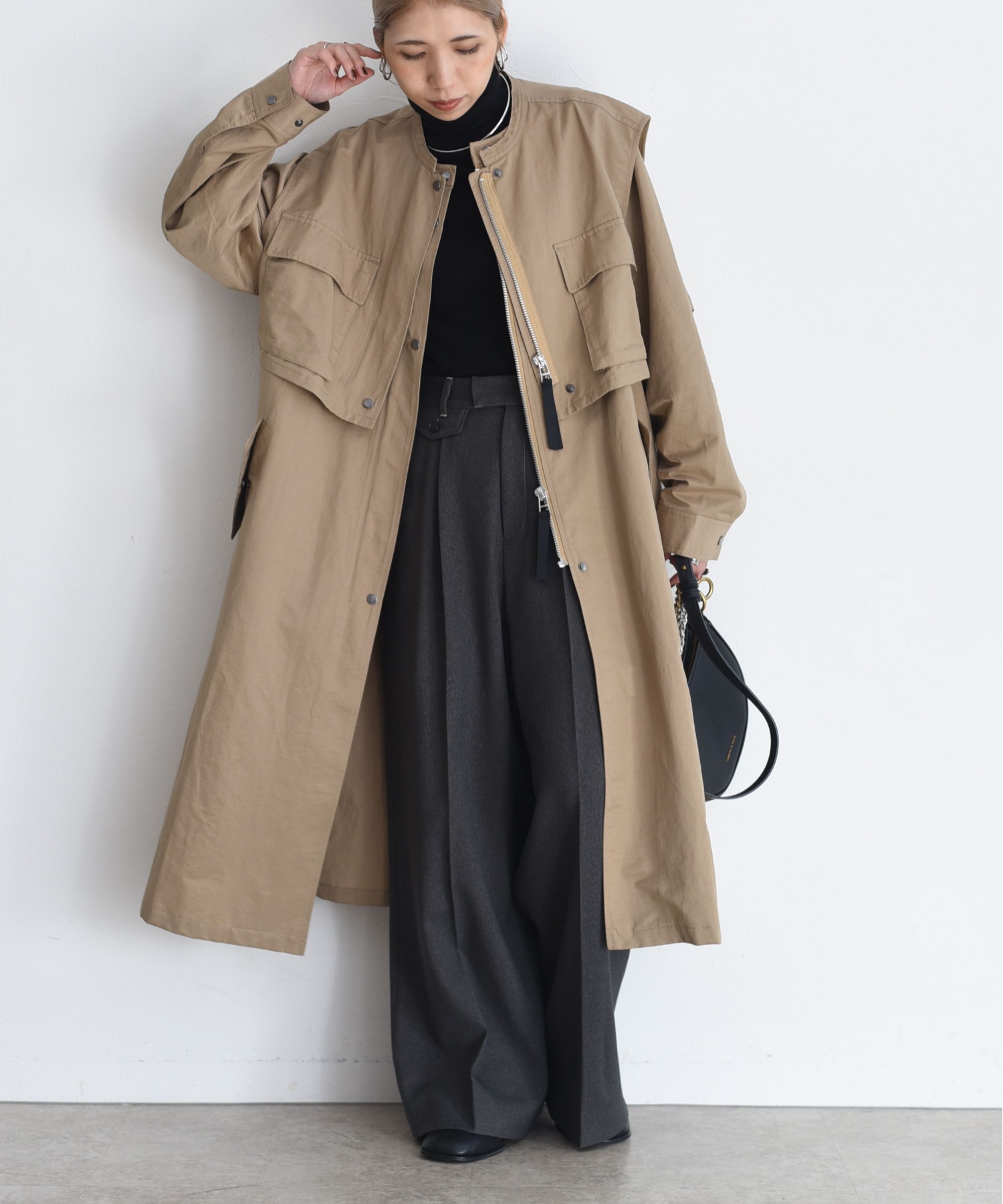 ベストレイヤード ミリタリーコート Eimee Law│Eimee Law & LHELBIE