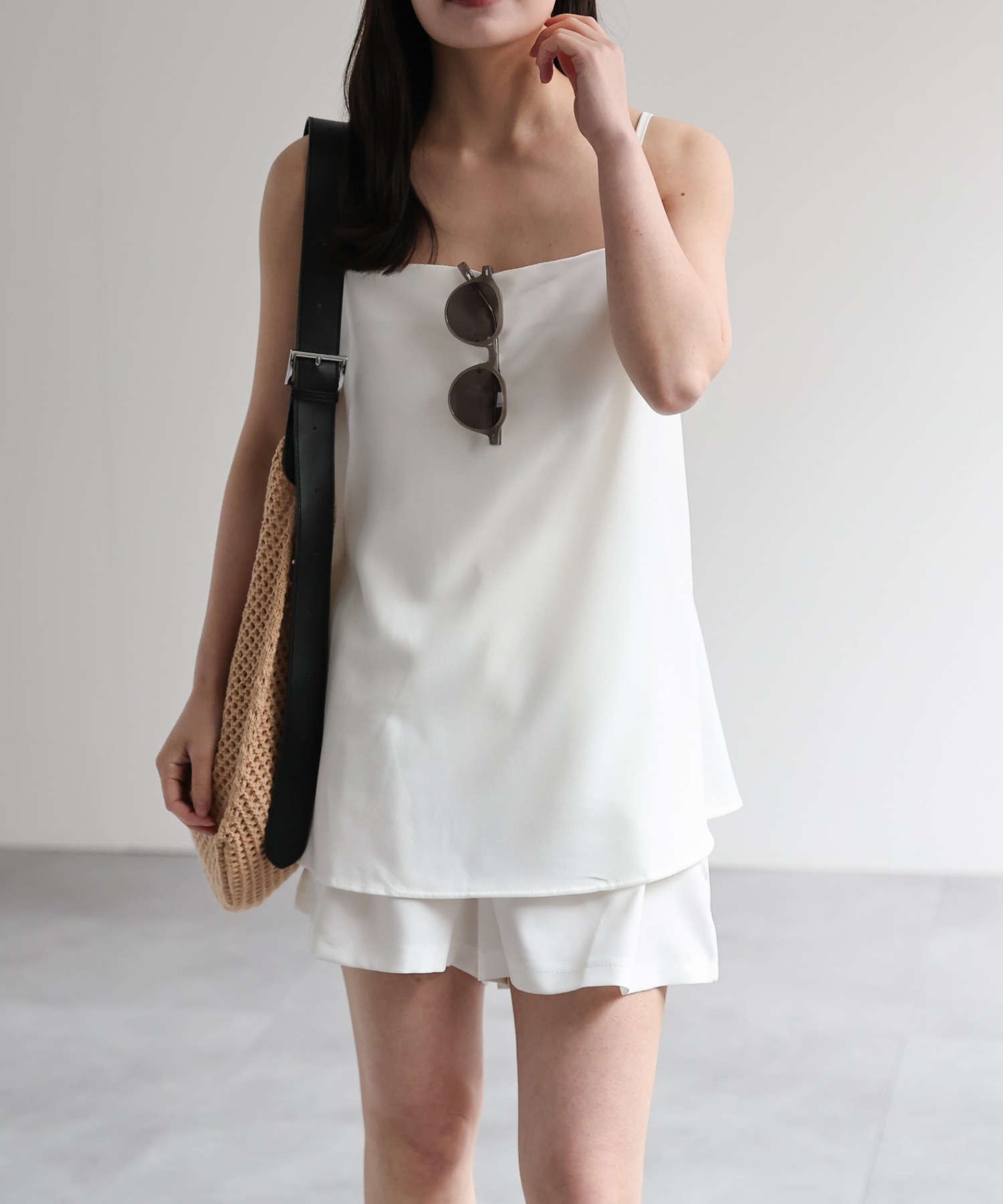 model：156cm 着用サイズ：FREE