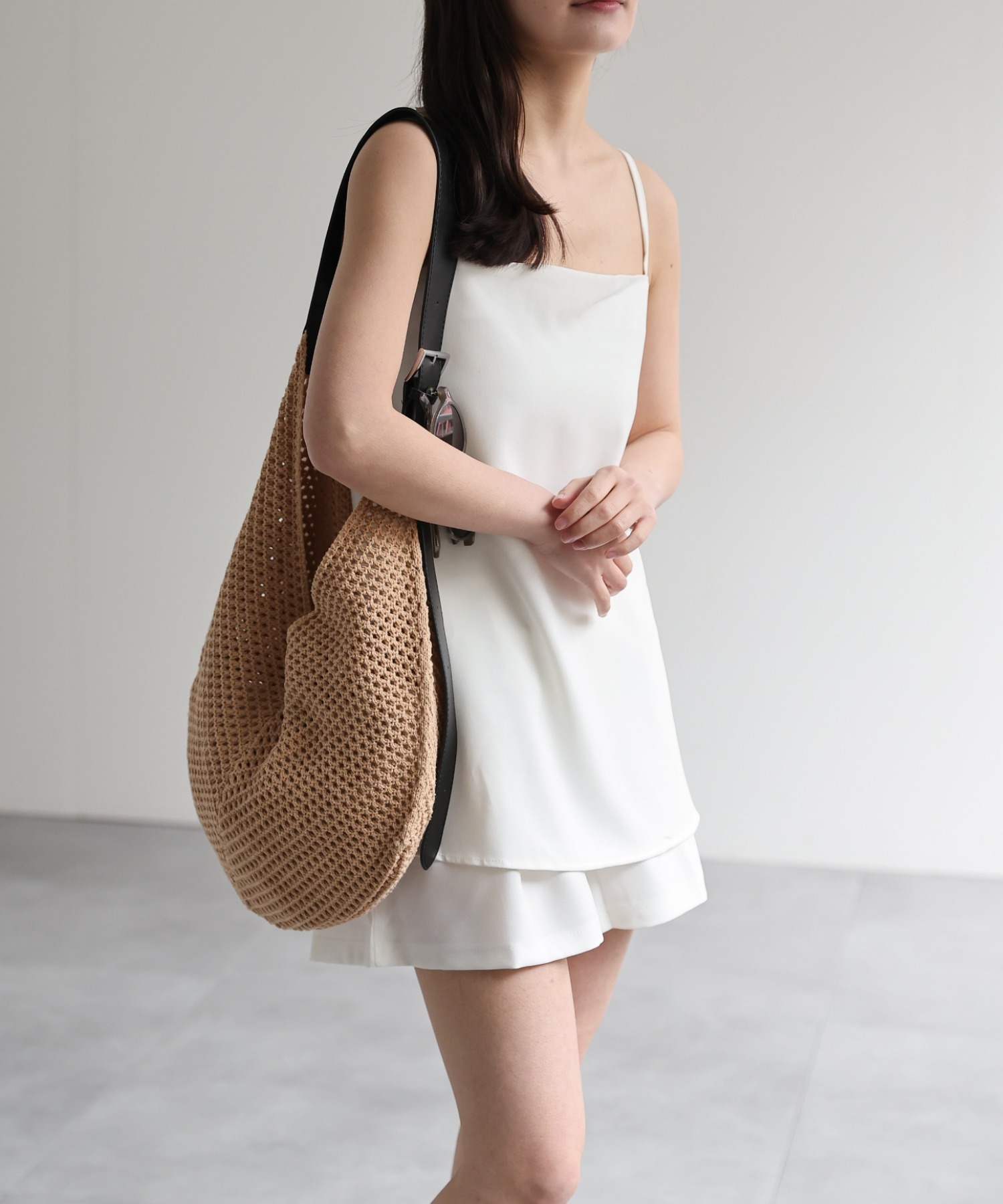 model：156cm 着用サイズ：FREE