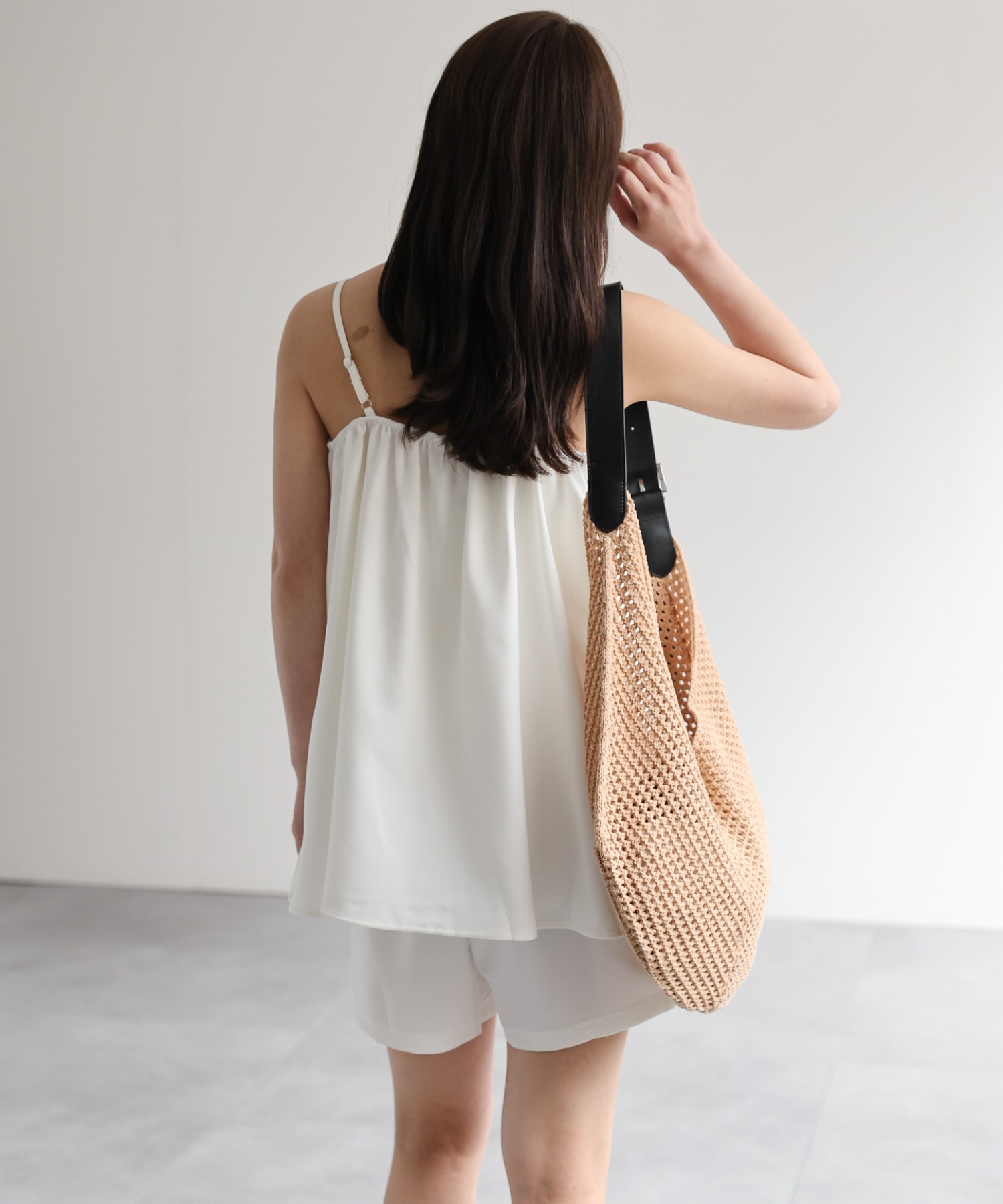 model：156cm 着用サイズ：FREE