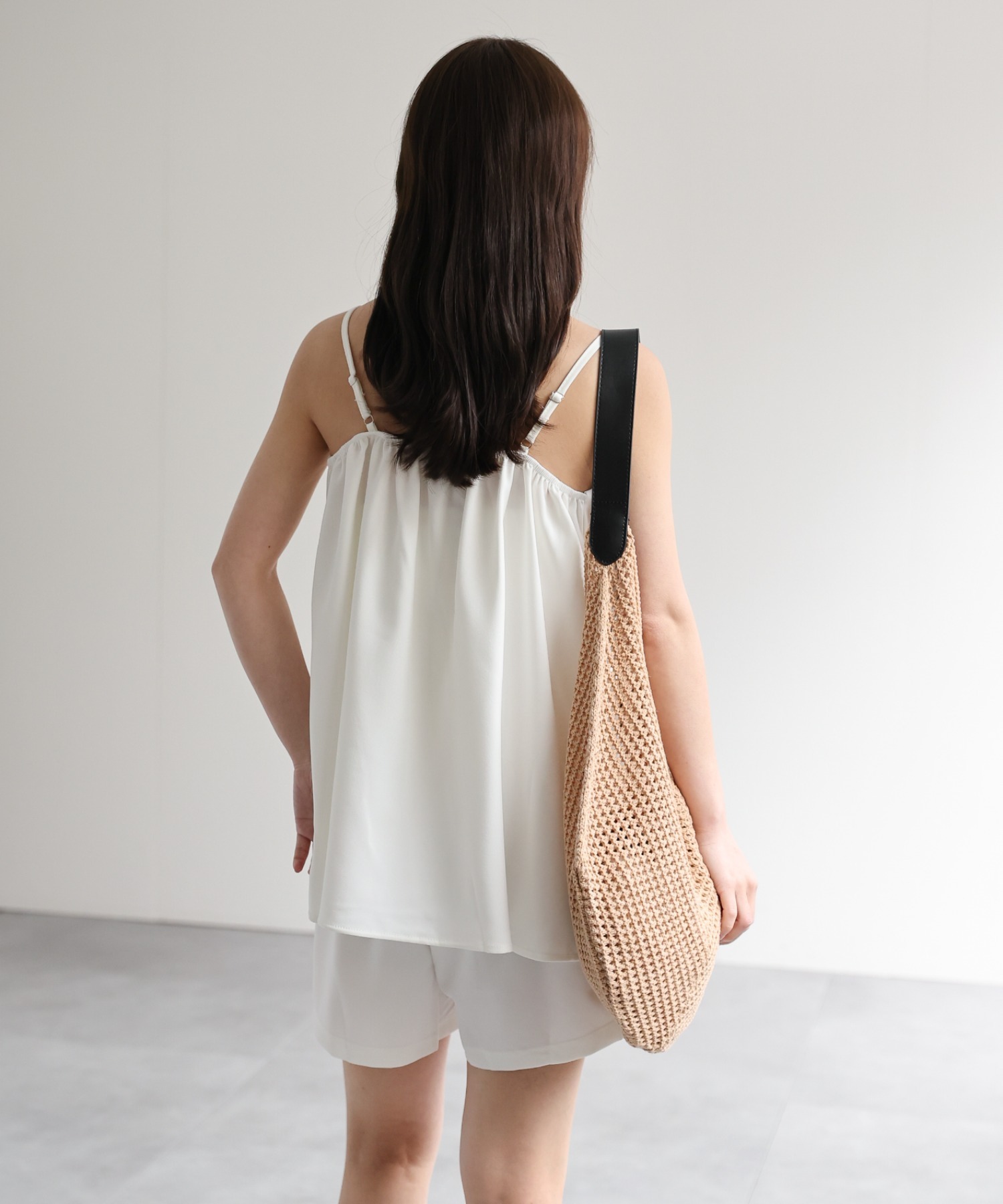 model：156cm 着用サイズ：FREE