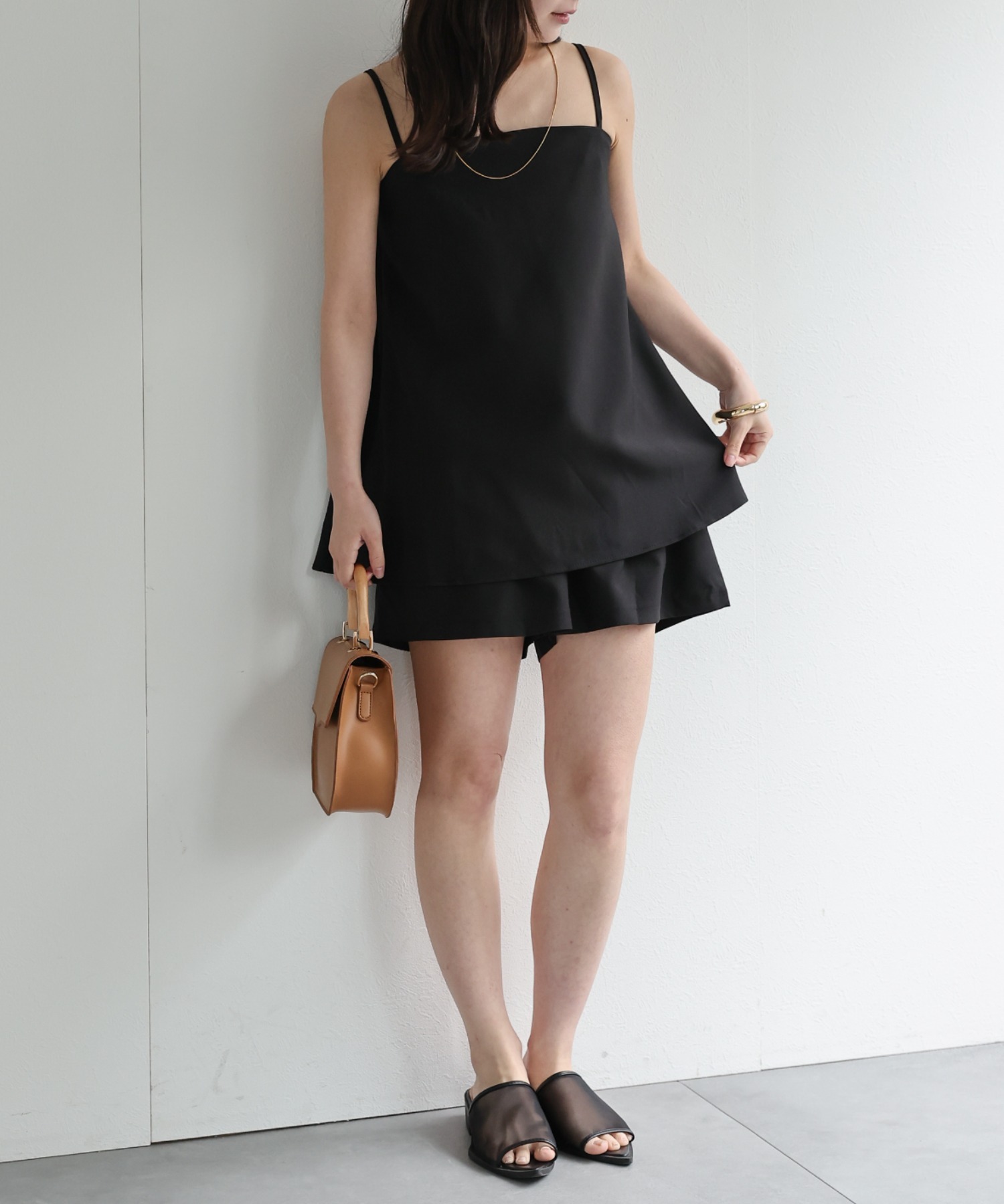 model：156cm 着用サイズ：FREE
