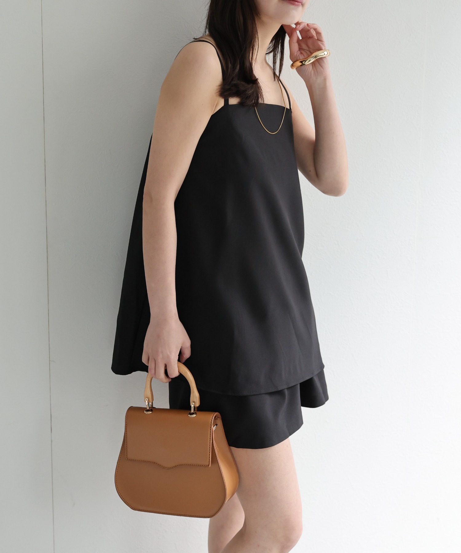 model：156cm 着用サイズ：FREE