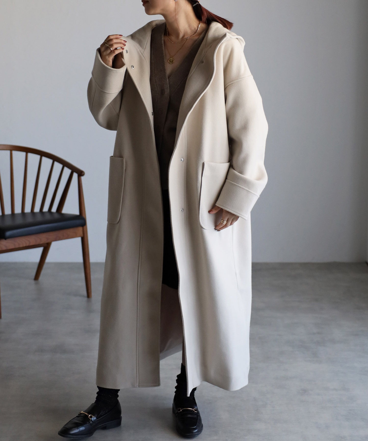model：H158 着用サイズ：M