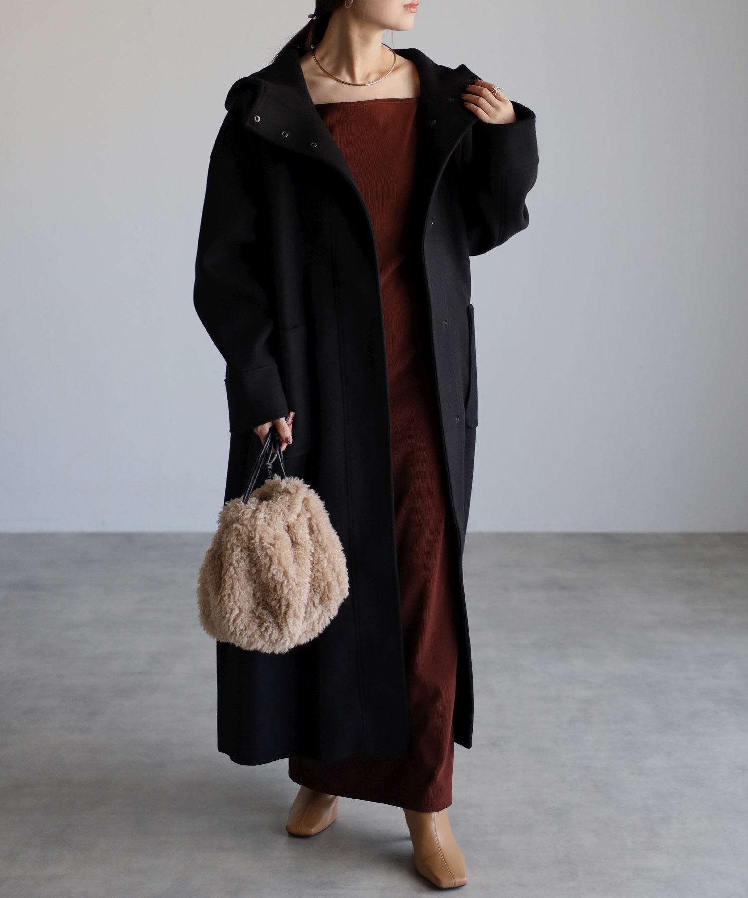 model：H158 着用サイズ：M