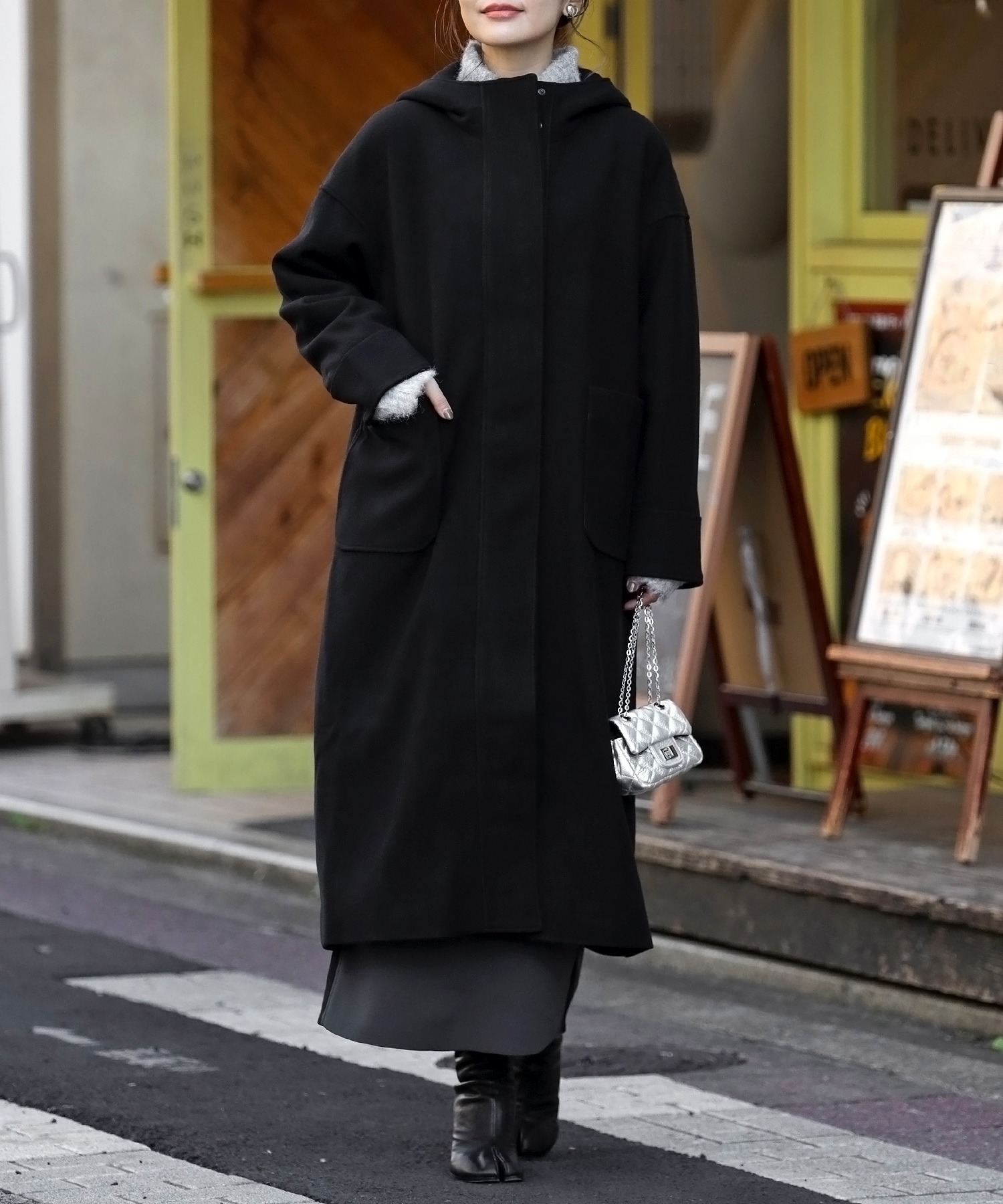 model：H165 着用サイズ：M