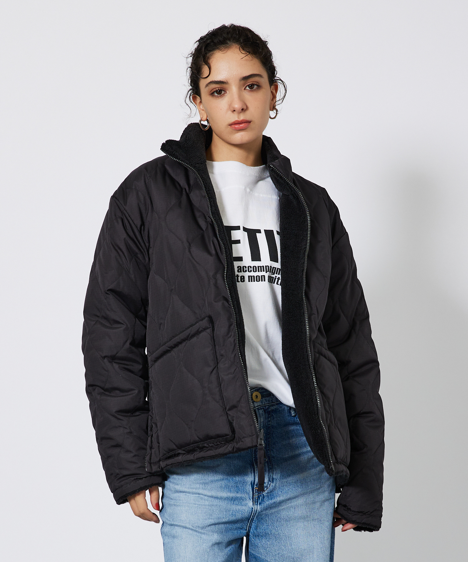 WEB限定【TAION/タイオン】MILITARY RIVERSIBLE HI NECK【UNISEX