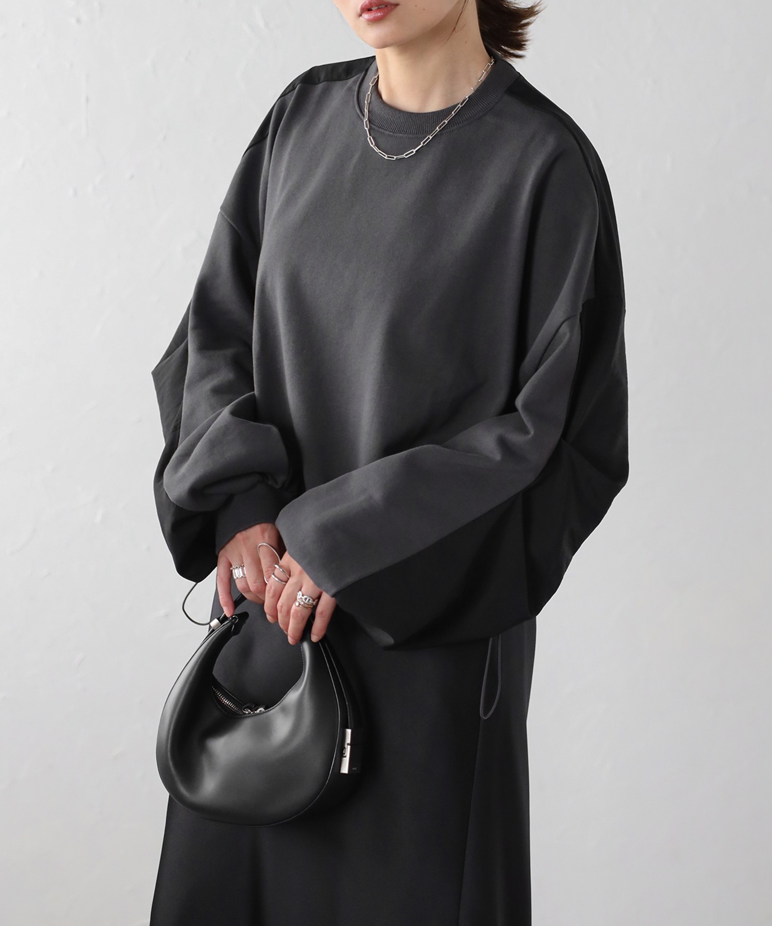 model：H158 着用サイズ：FREE