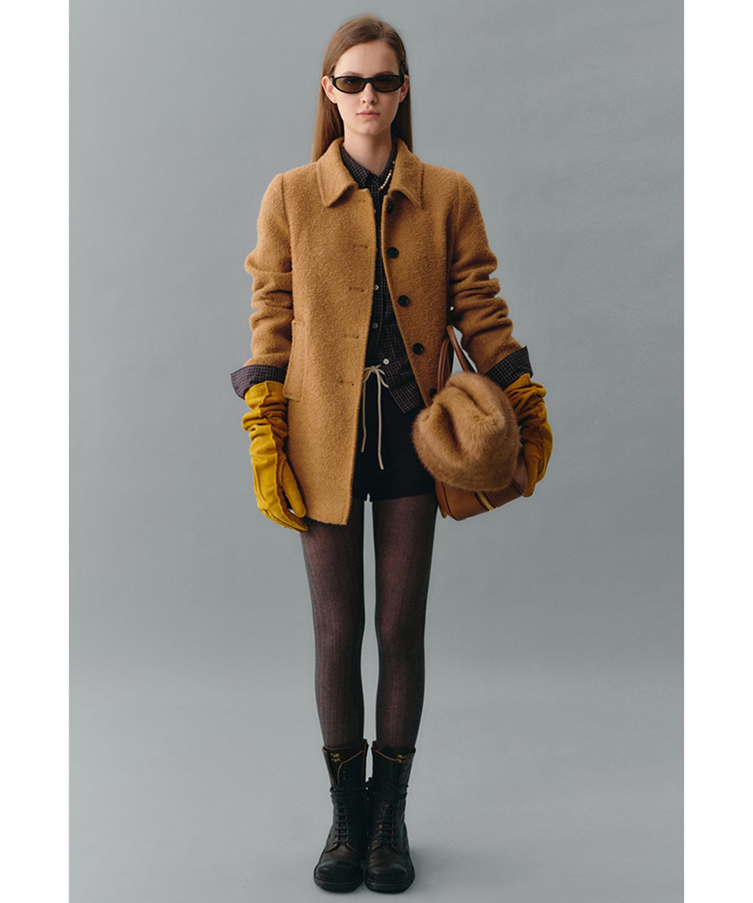 ステンカラーコート　soutiencol ブラックウォッチ 美しいコートはやっぱり。 | Freeportの日常