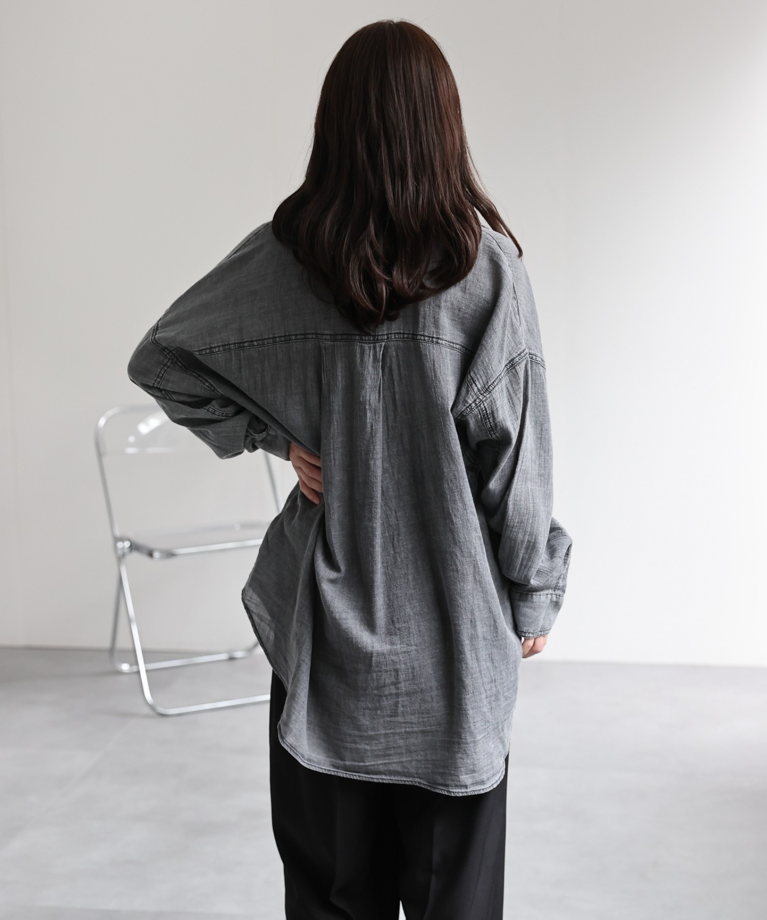 model：156cm 着用サイズ：FREE