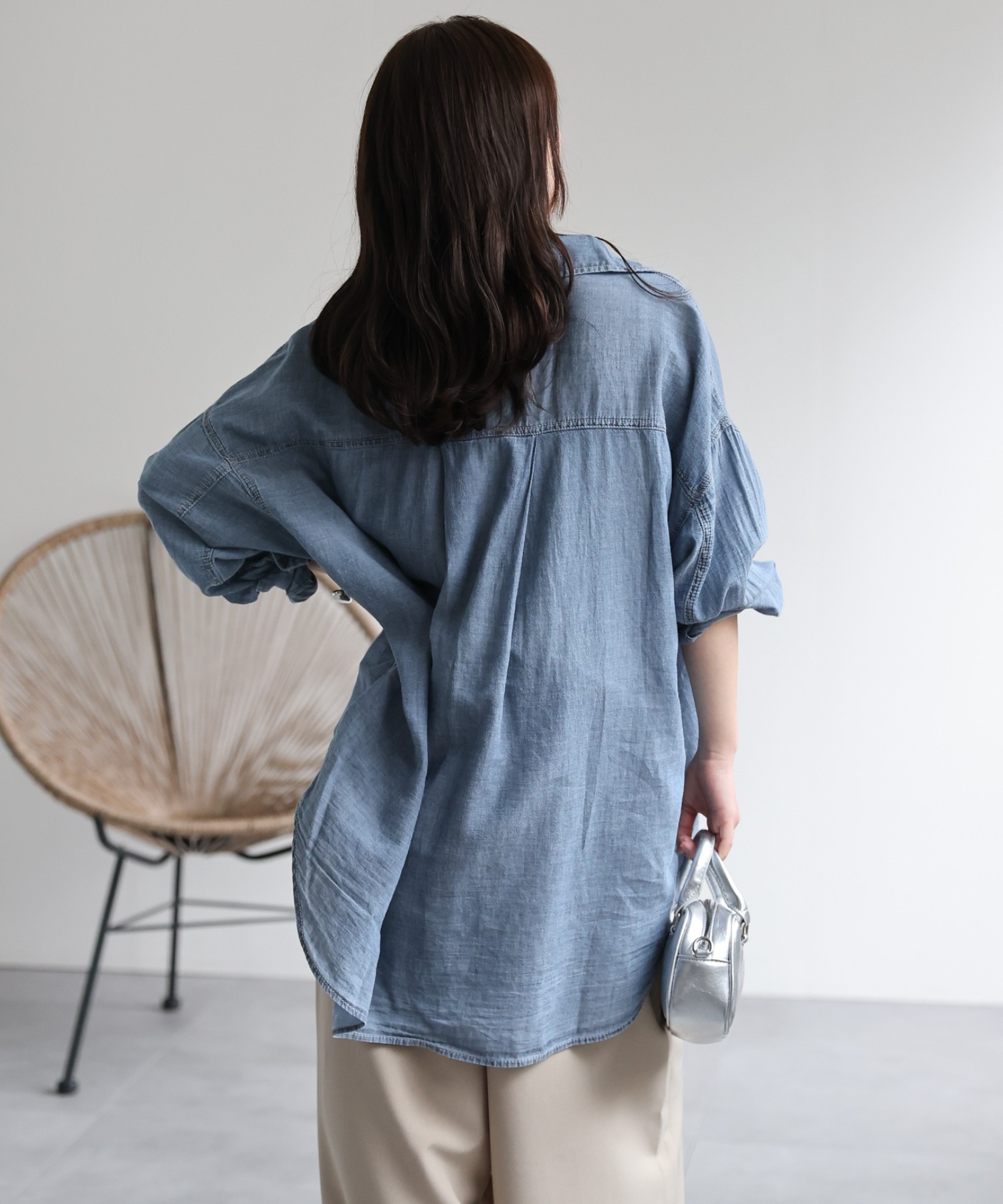 model：156cm 着用サイズ：FREE