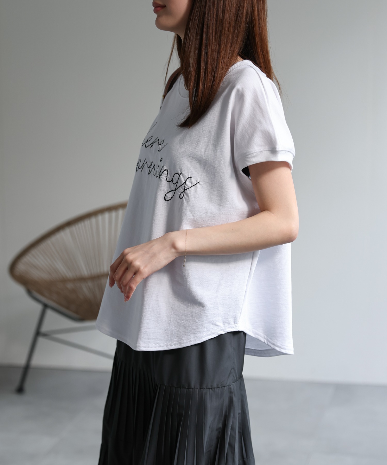model：162cm 着用サイズ：F