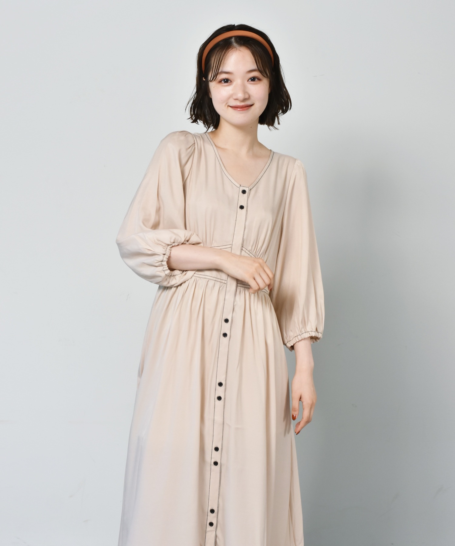 配色ステッチワンピース Retro Girl Retro Girl Online Store レトロガールオンラインストア 配色ステッチワンピース Retro Girl Retro Girl Online Store レトロガールオンラインストア