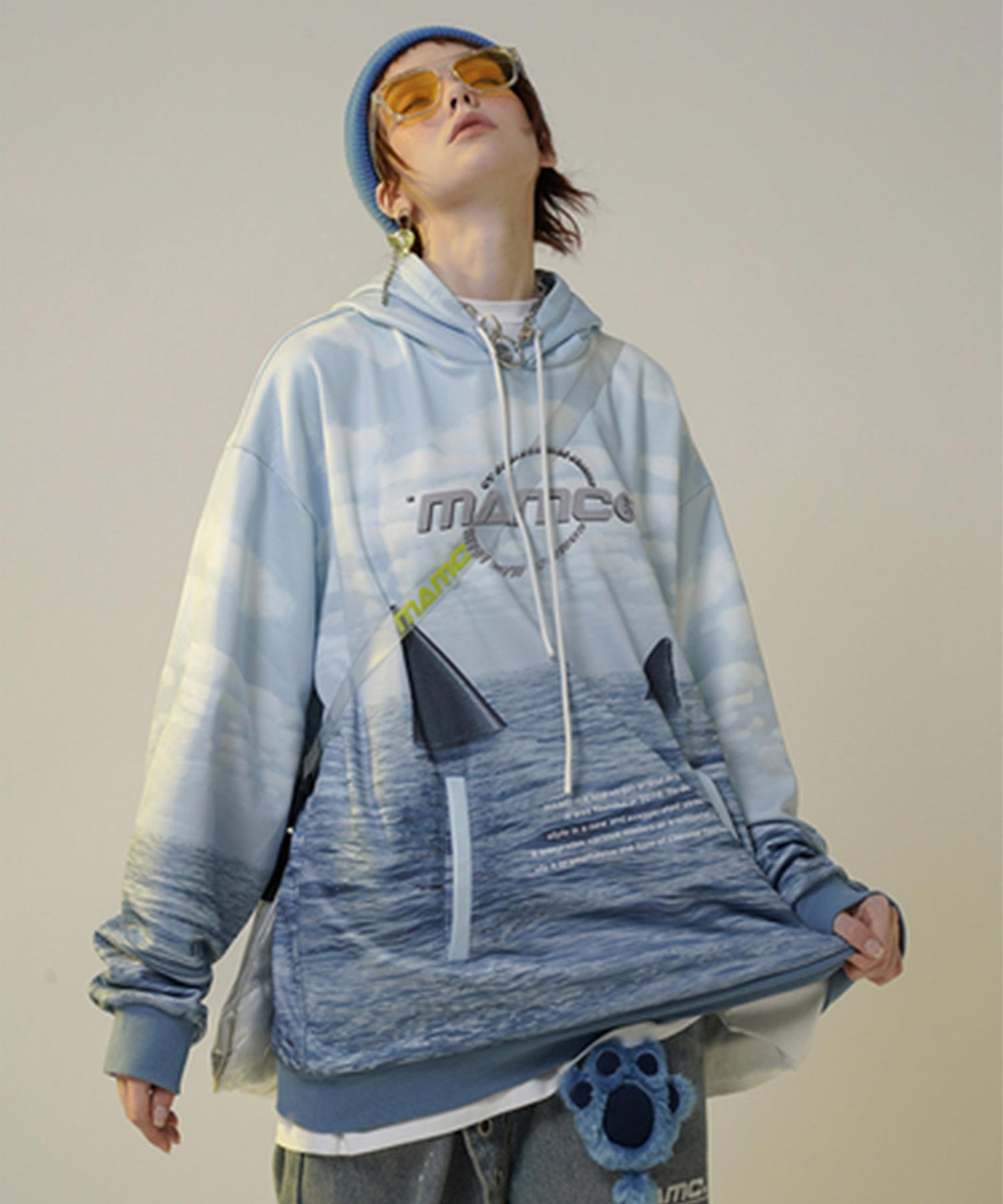 MAMC/エムエーエムシー』MAMC 2020 Shark strikes Hoodie/シャーク