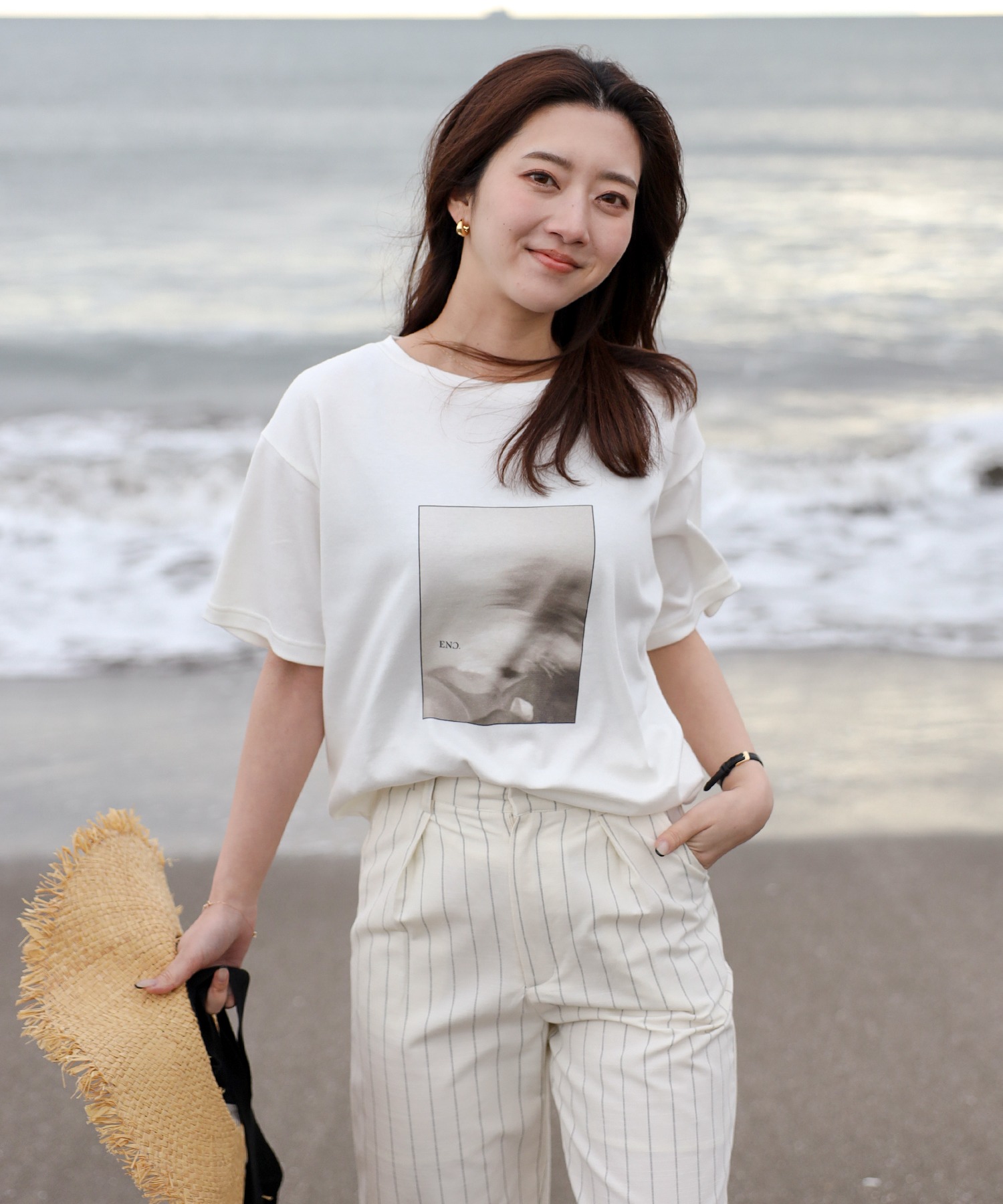 model：H160 着用サイズ：FREE