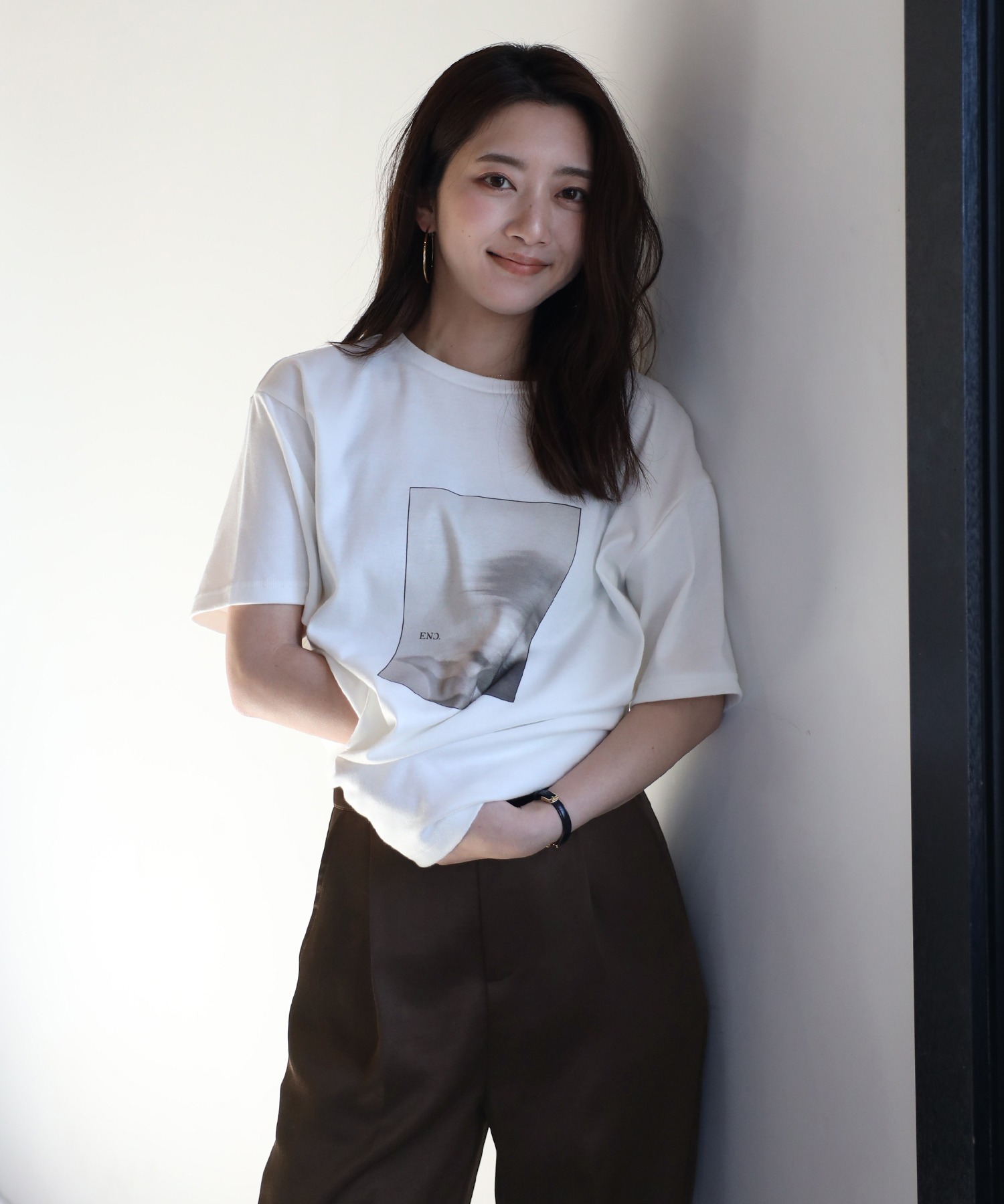 model：H160 着用サイズ：FREE