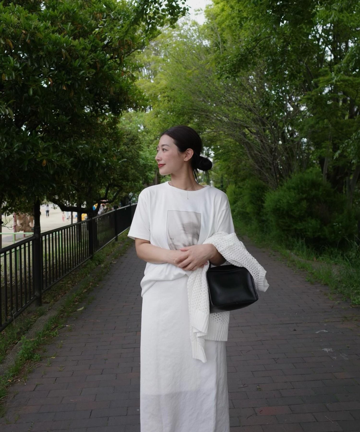 model：H160 着用サイズ：FREE