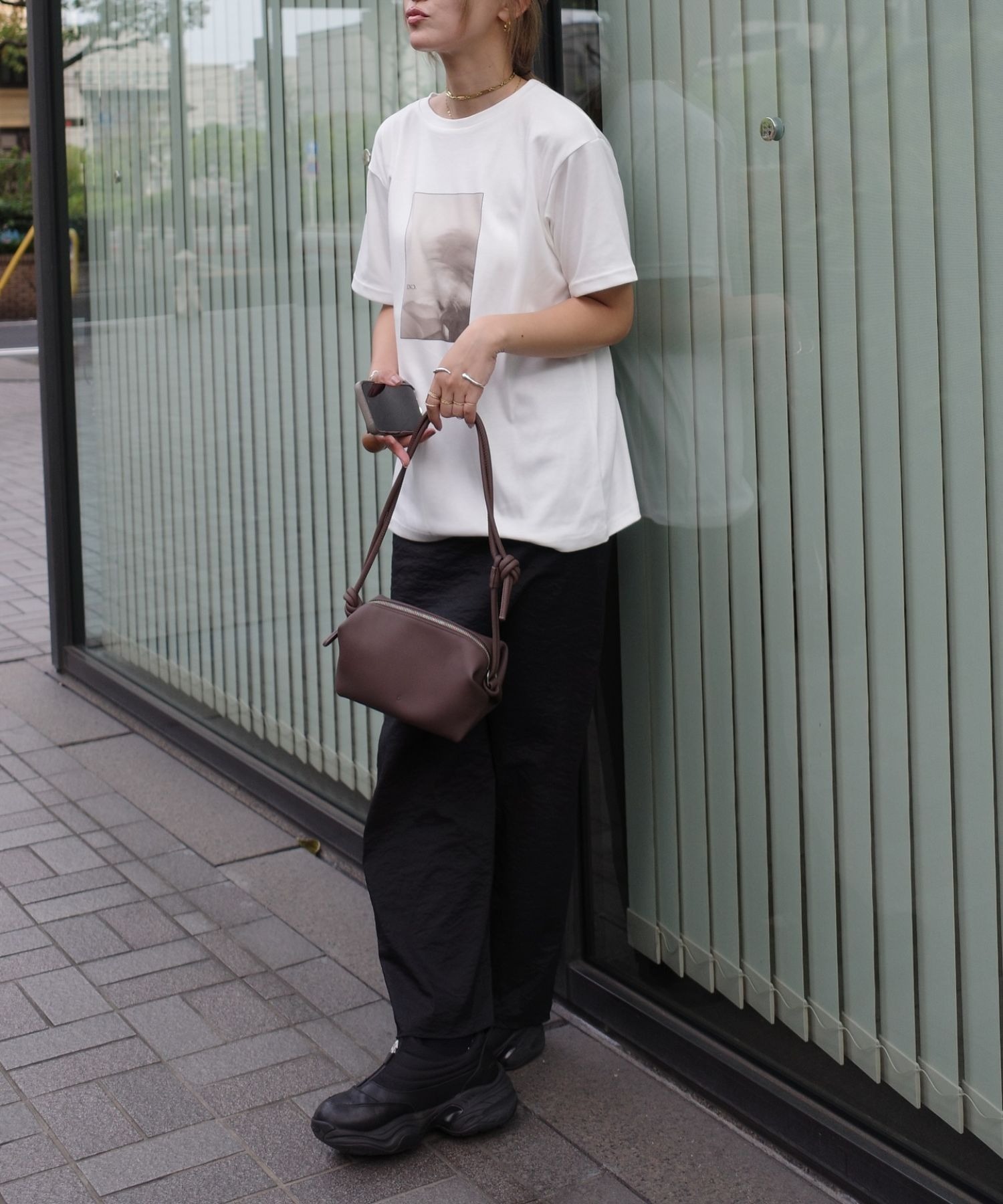 model：H163 着用サイズ：FREE