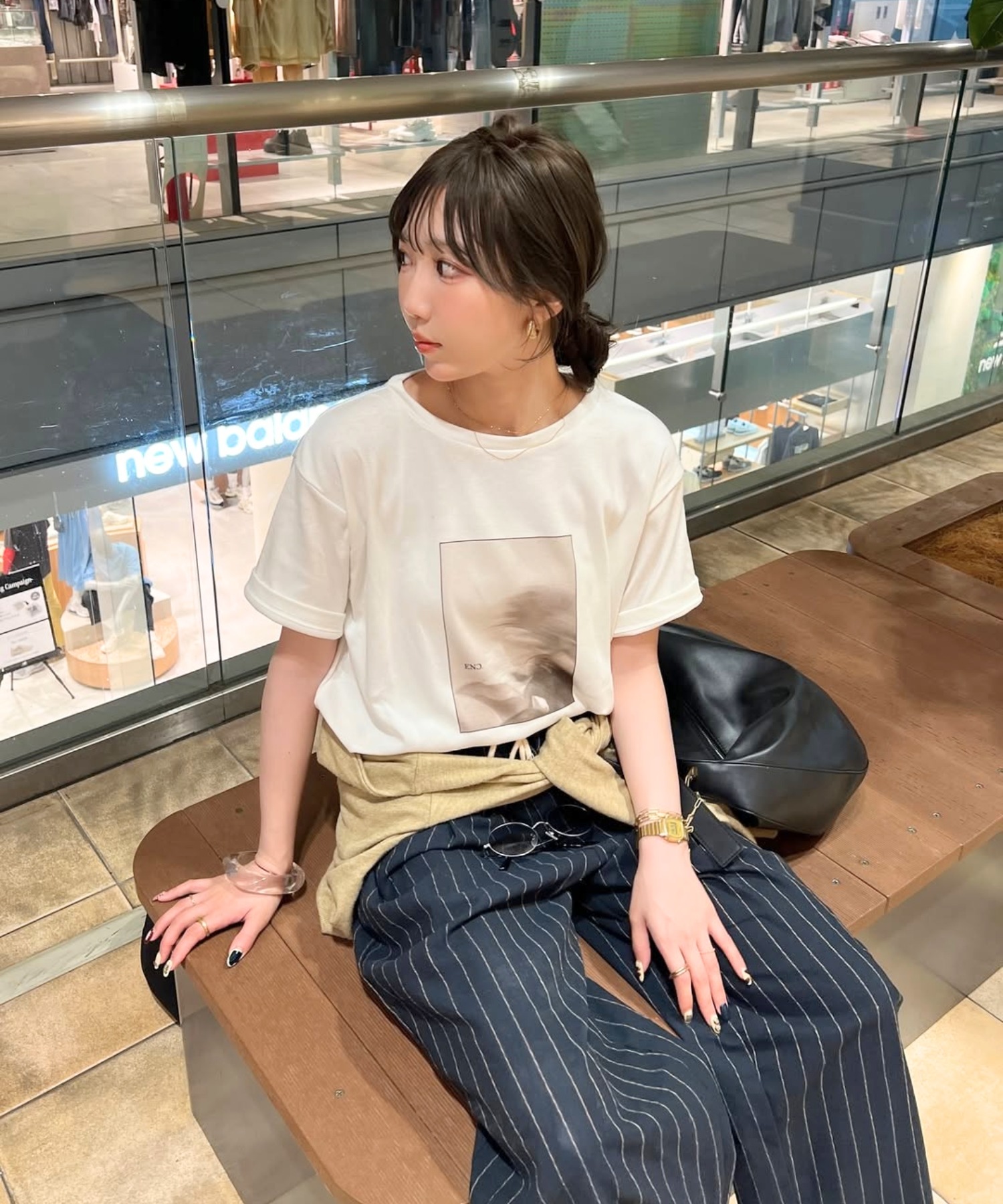 model：H153 着用サイズ：FREE