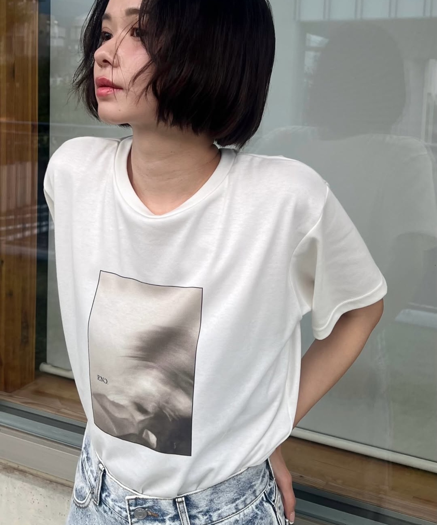 model：H163 着用サイズ：FREE
