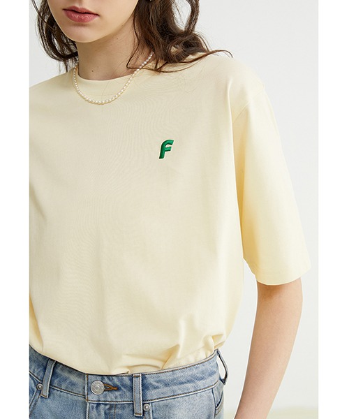 【Fano Studios】One point embroidery color T-shirt FC22S044