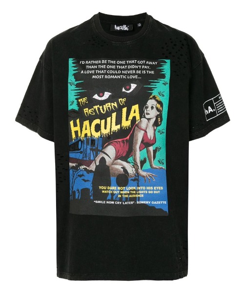 Faces ハキュラ 美品　Haculla Motif ティーシャツ プリント スマイルフェイス - YASUHIRO MIHARA Maison 完売品 黒 M Tシャツ トップス