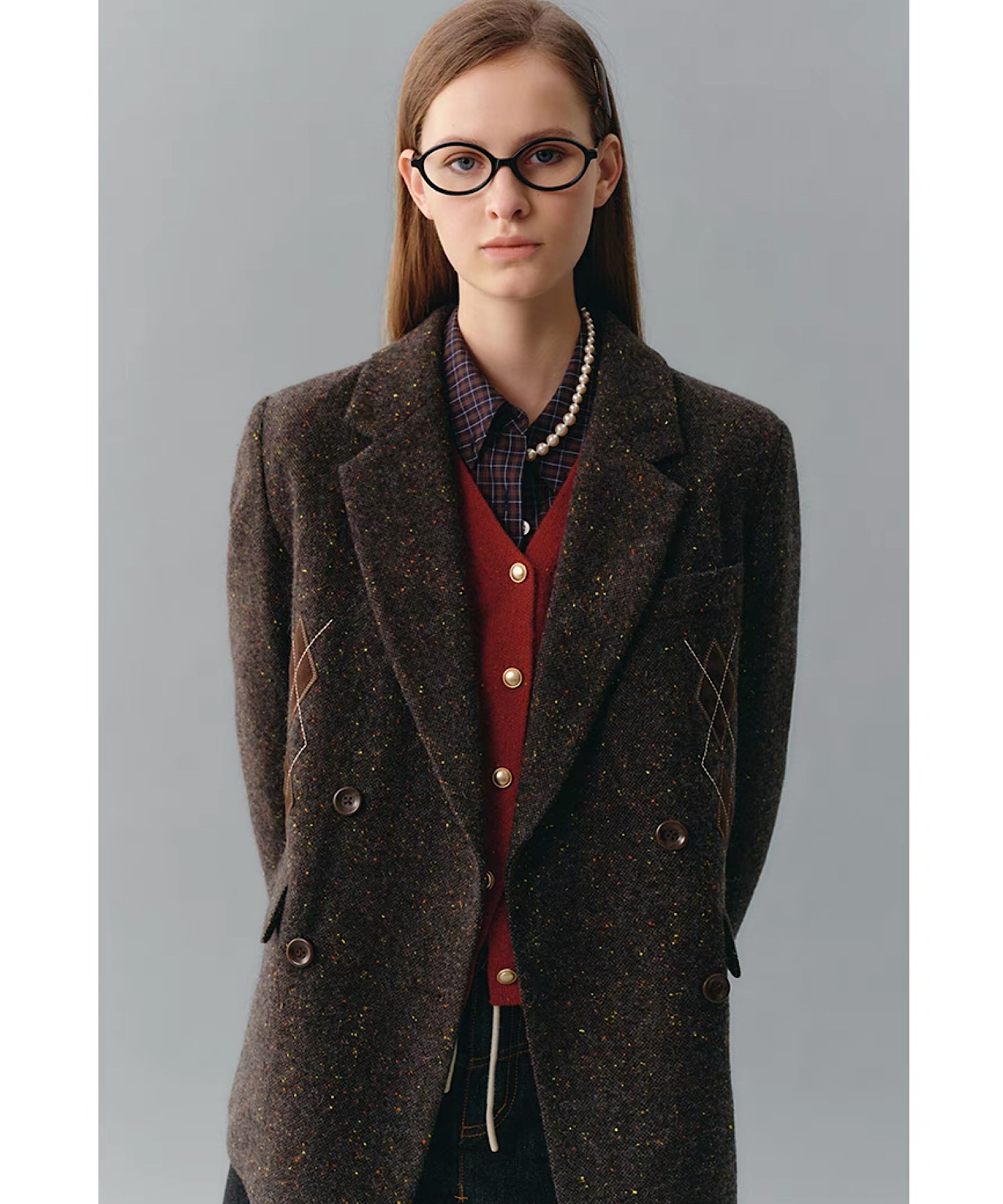 【Fano Studios】2ボタン　ホワイトステッチ　テーラードジャケット Fano Studios】2ボタン ホワイトステッチ テーラードジャケット