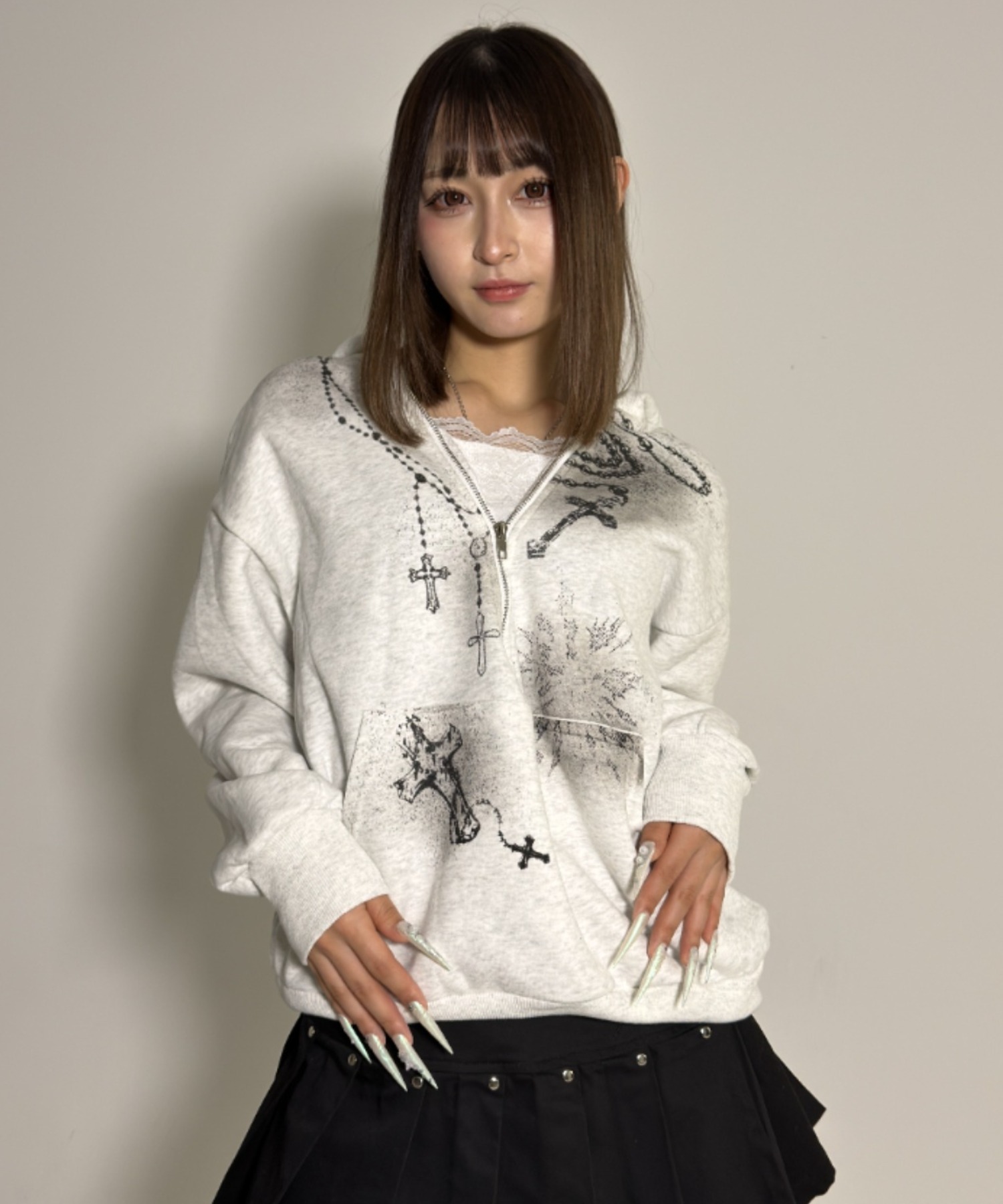 A'GEM/9 × .kom 『.kom/ドットケーオーエム』 クロス＆ローズプリント