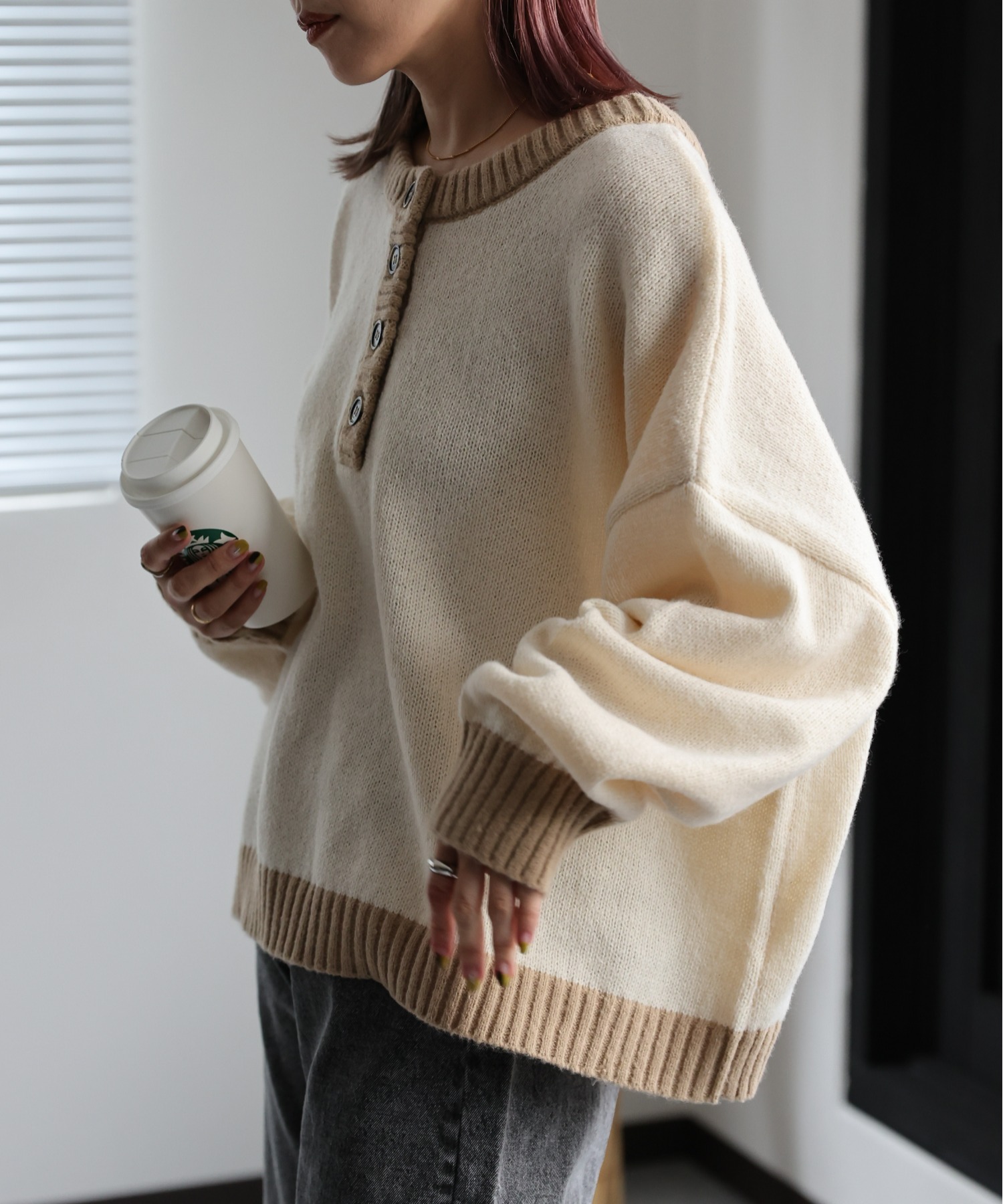 model:162㎝　着用サイズ:FREE