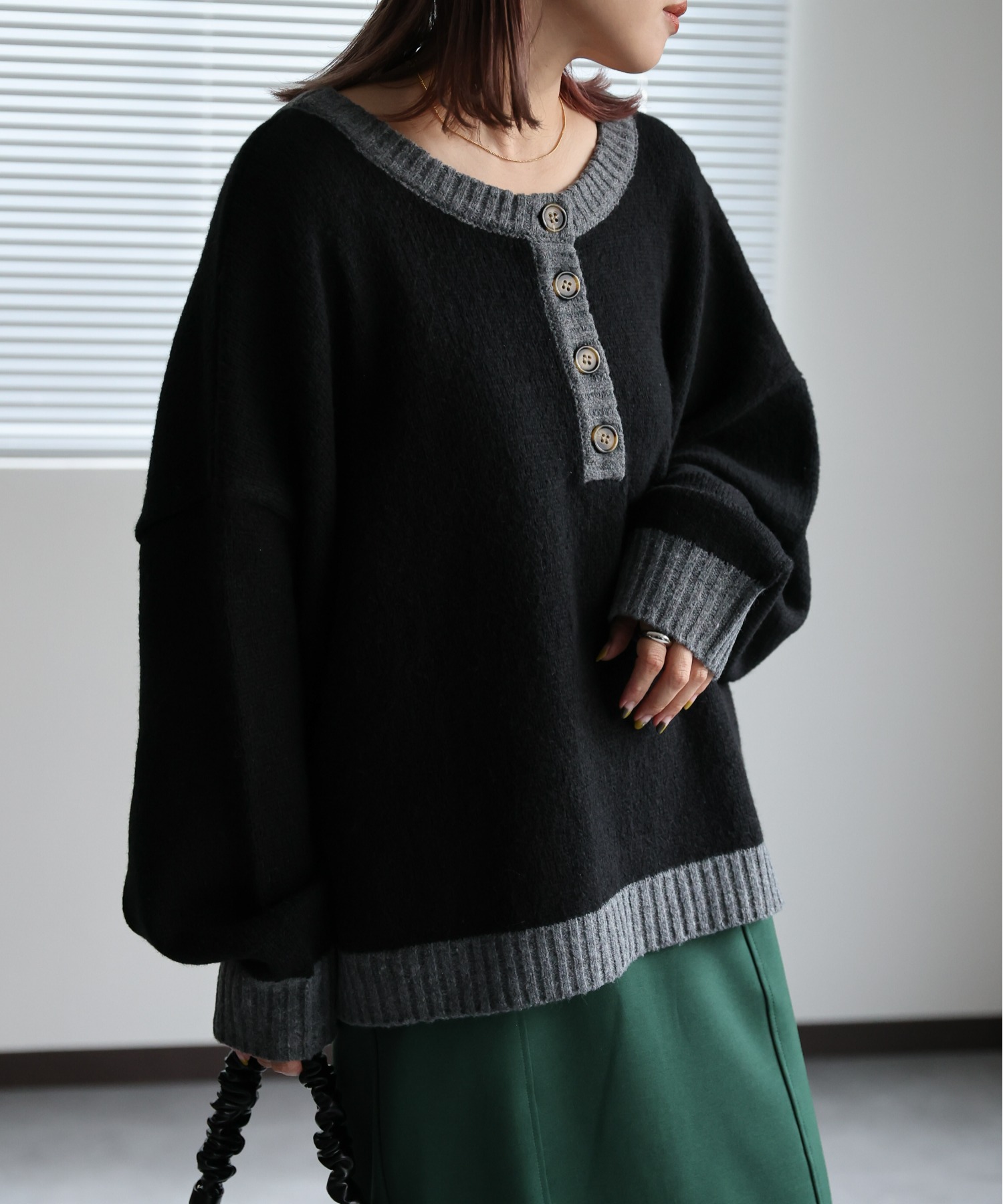 model:162㎝　着用サイズ:FREE