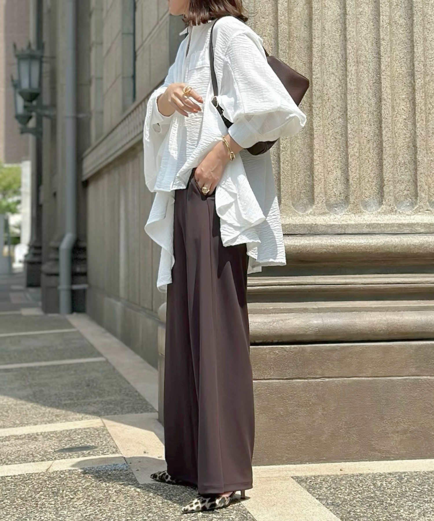 model：H157 着用サイズ：FREE