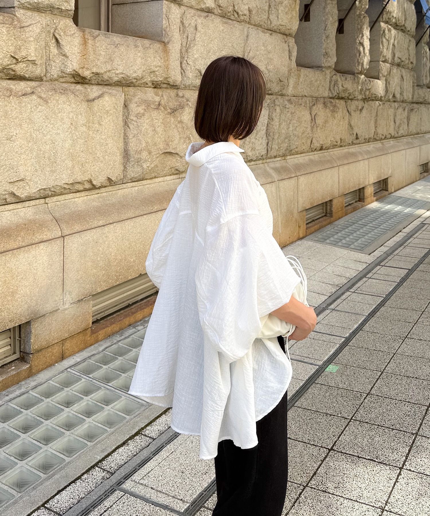 model：H160 着用サイズ：FREE