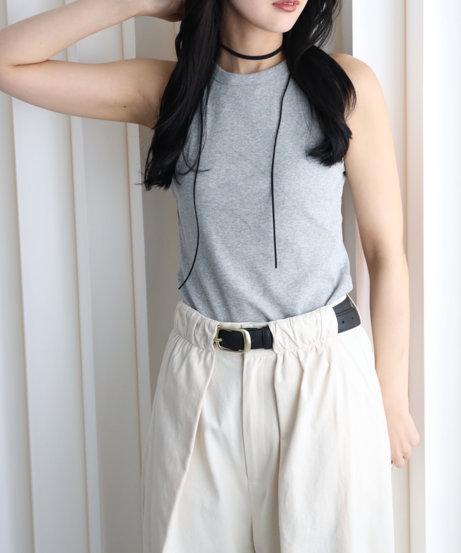 model：164cm. 着用サイズ：FREE
