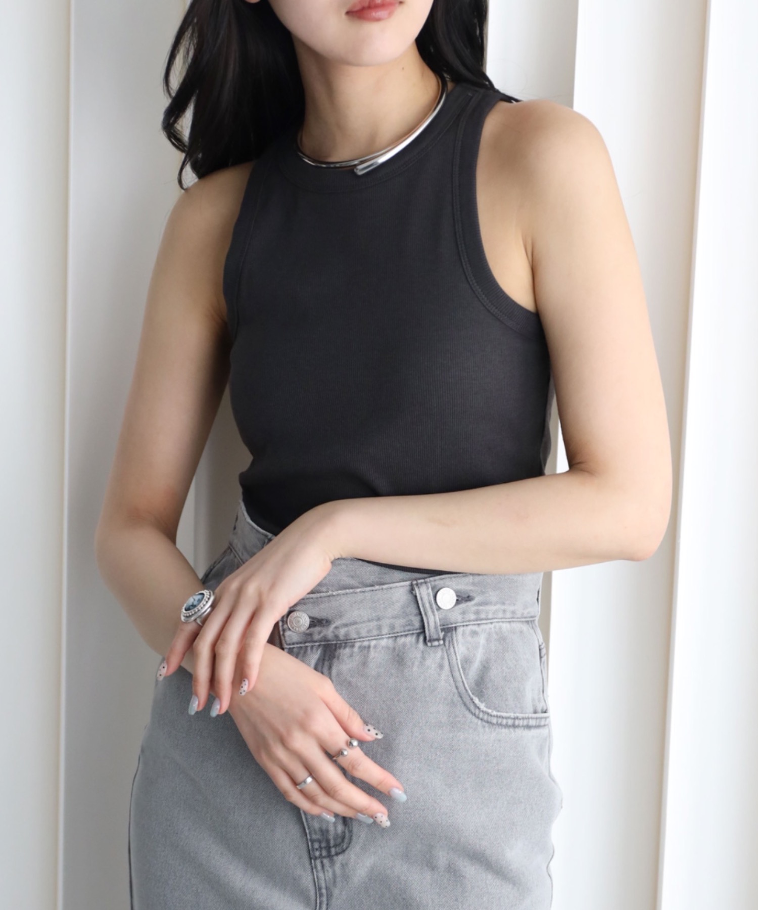 model：164cm. 着用サイズ：FREE