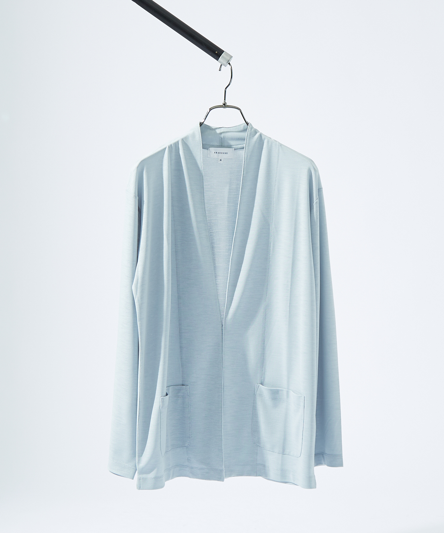 【定番/シアー素材】ストレッチ カノコ ワンボタン カーディガン