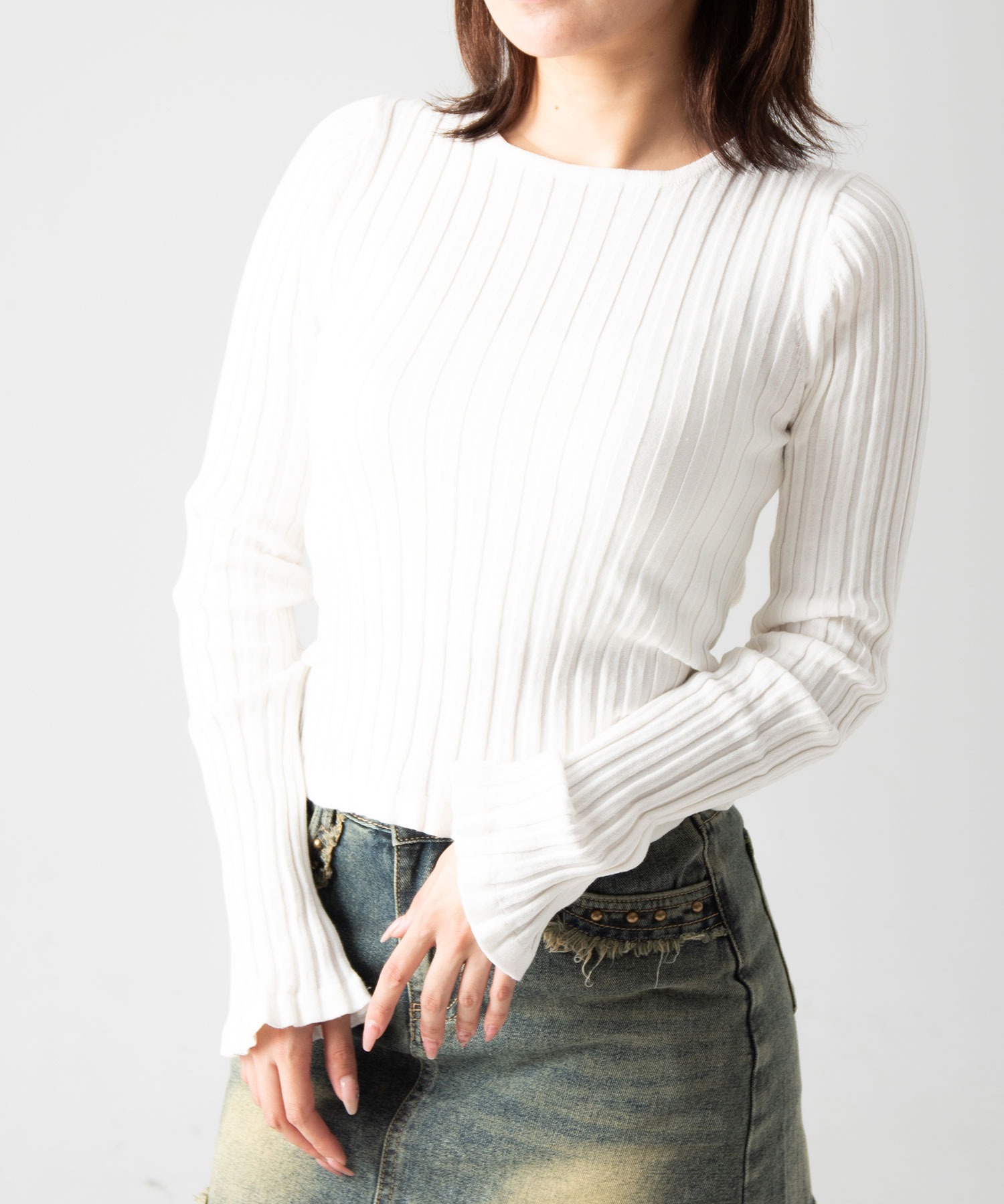 ame♡ エメイン　バックスリットベルトジャケット　アイボリー S エメイン Aimeine バックスリットベルトジャケット Sサイズ ブラウン