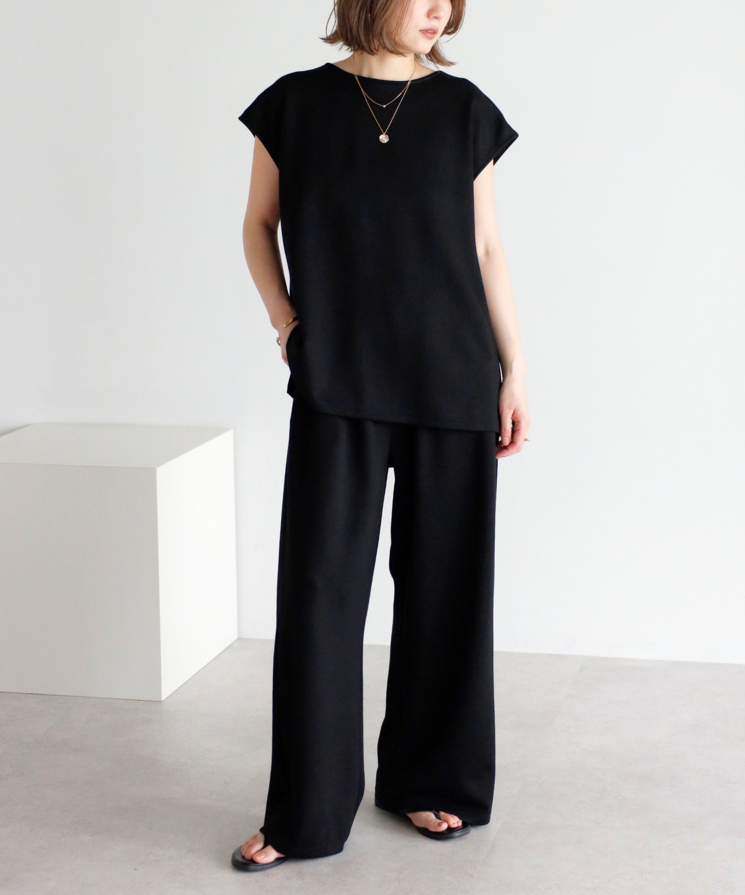 model：H158 着用サイズ：FREE