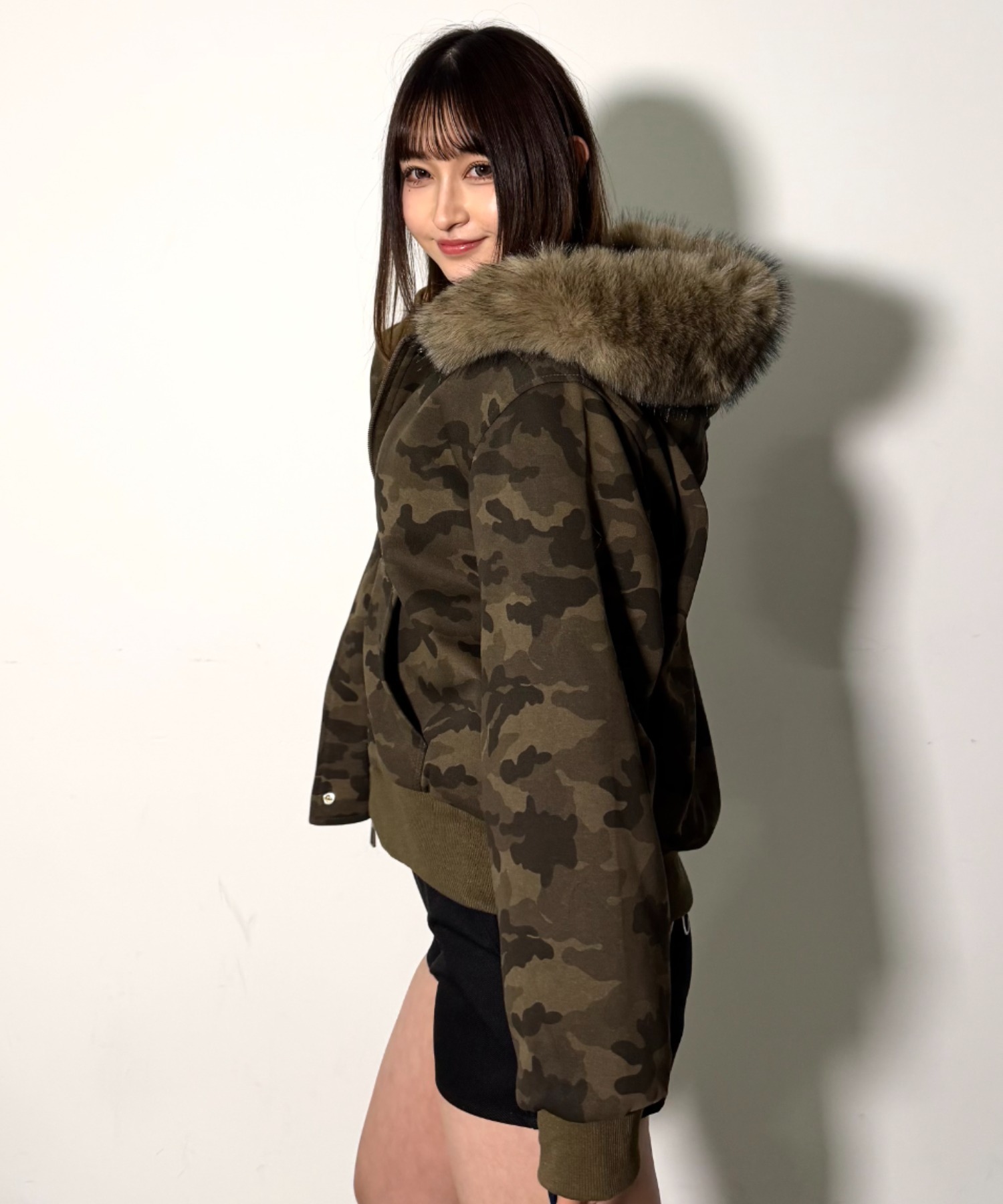 EMBA ファージャケット y2k Qoo10] 【y2k/ハイクオリティ 】オーバーフィ